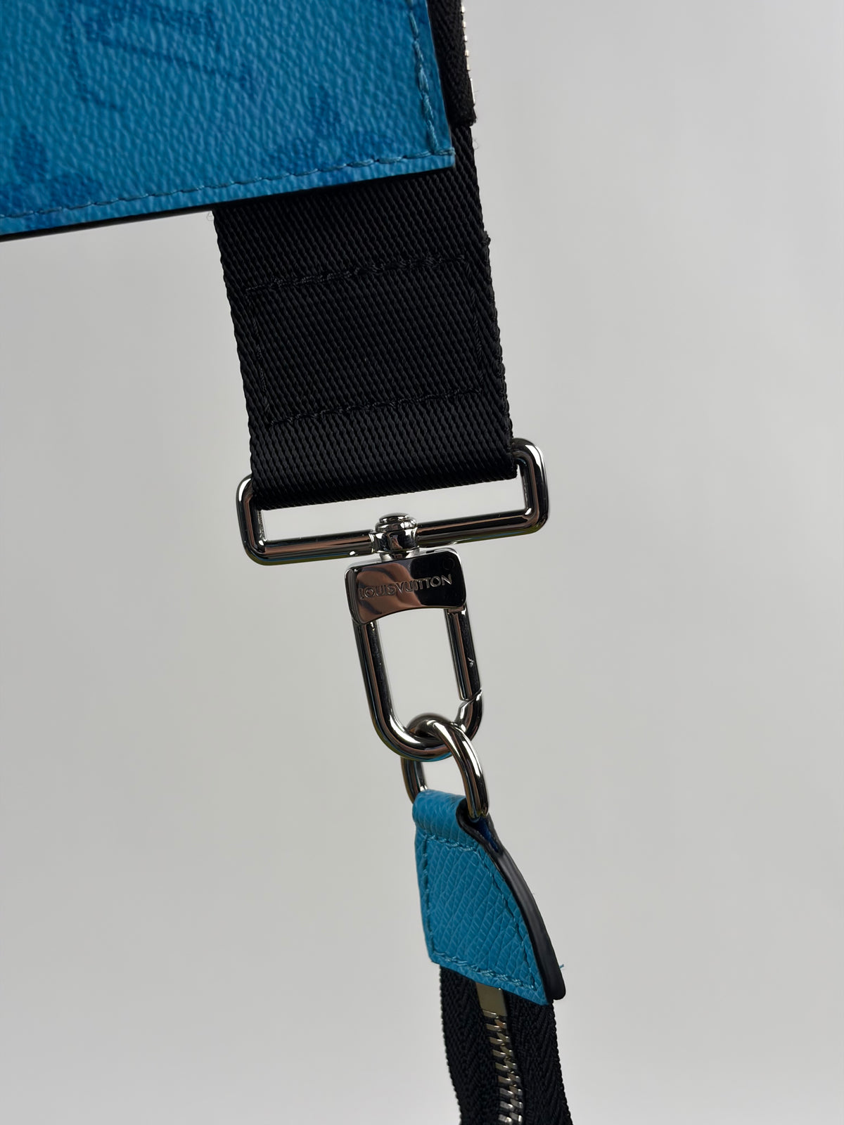 Mini Borsa a tracolla Louis Vuitton Gaston Azzurra
