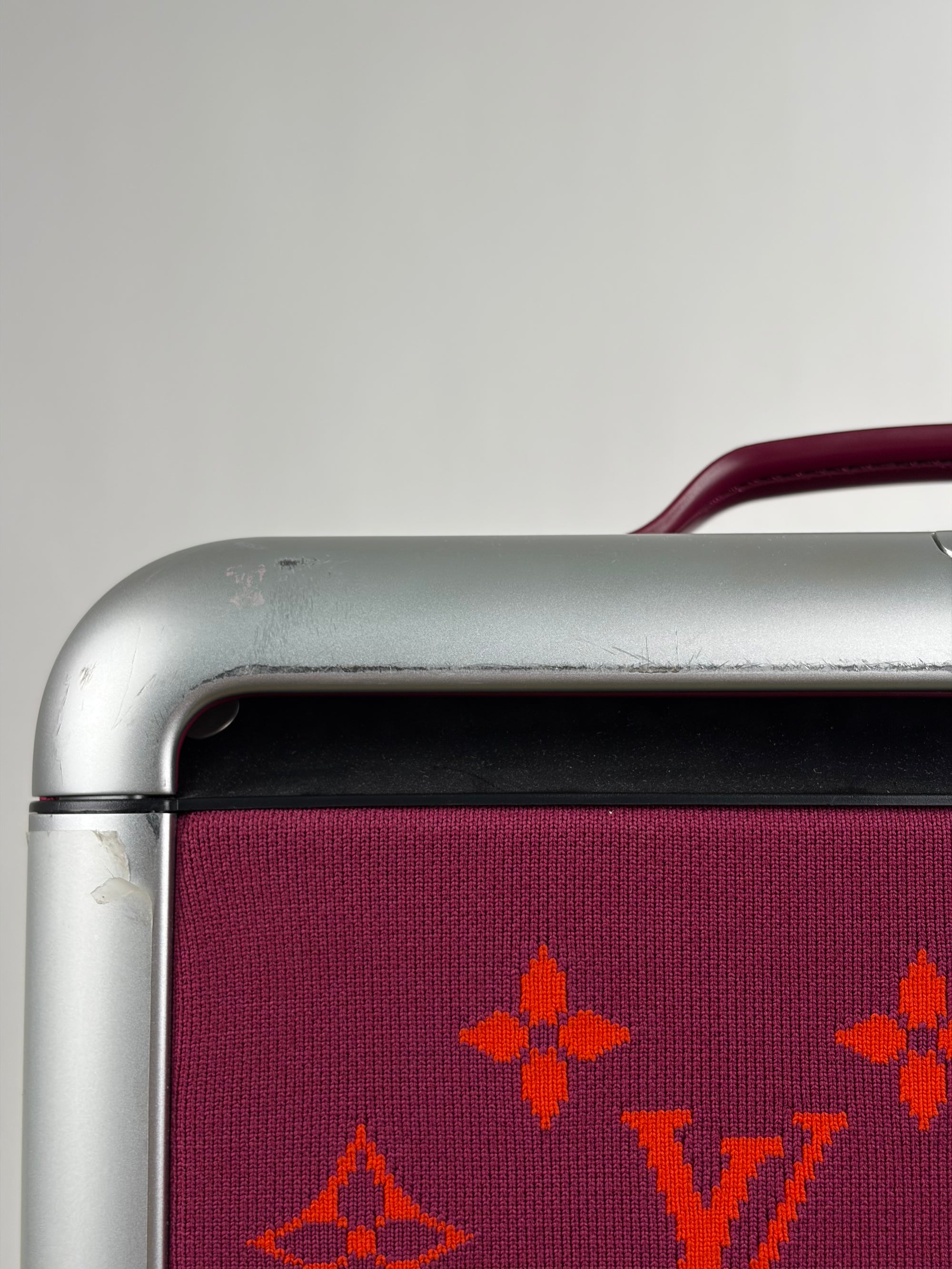 Trolley louis vuitton horizon 55 fucsia e arancione
