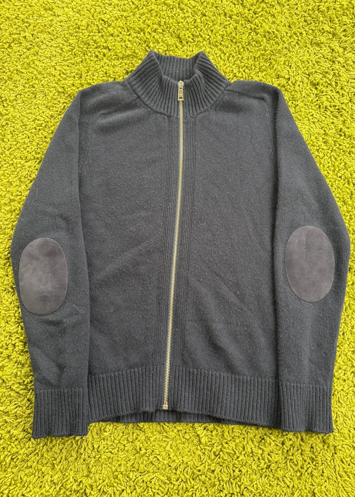 Cardigan a zip Prada Blu Navy 48 - Second Hand Di Fiore