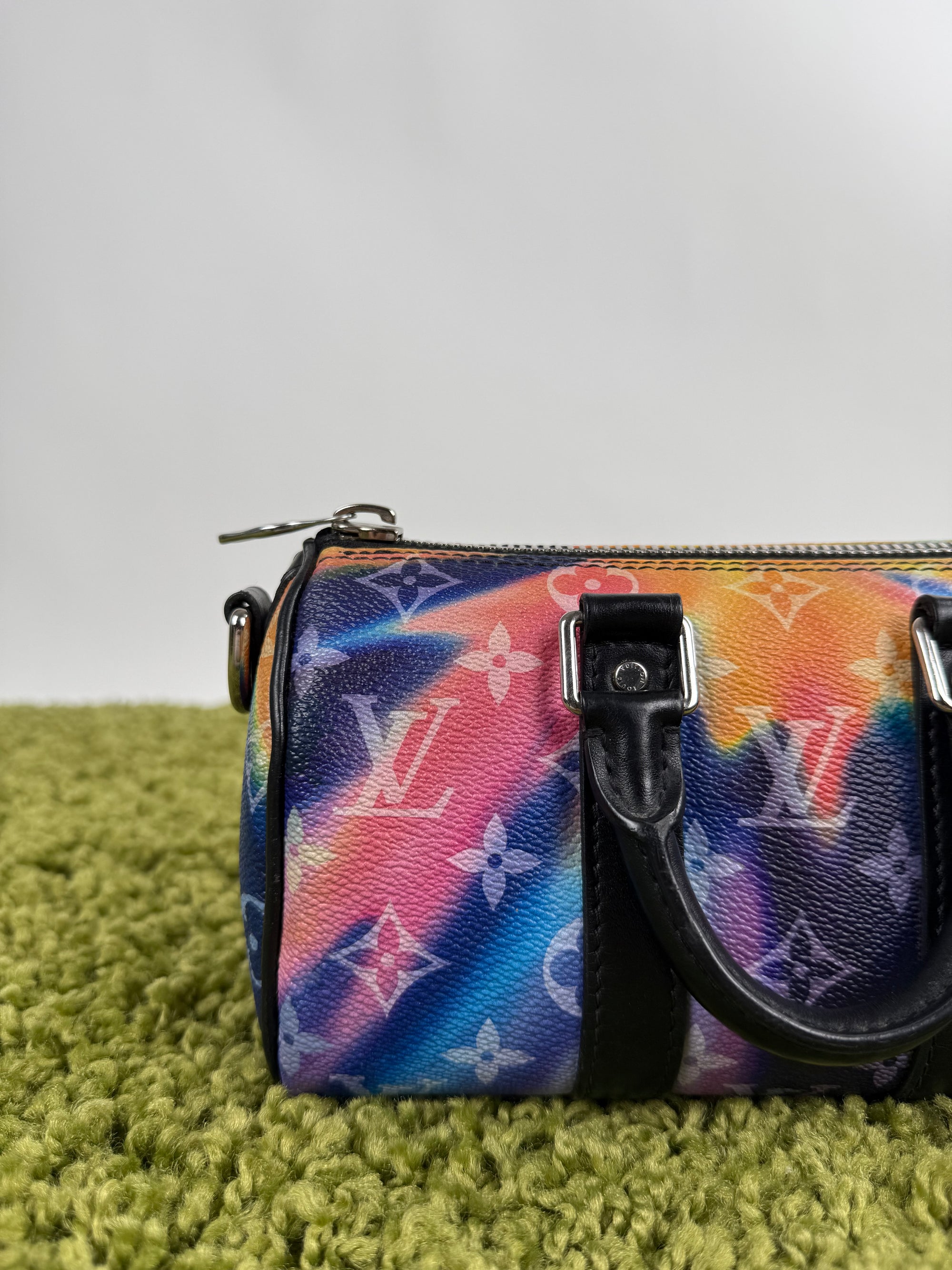 Borsa Mini Keepall Louis Vuitton Multicolore a tracolla