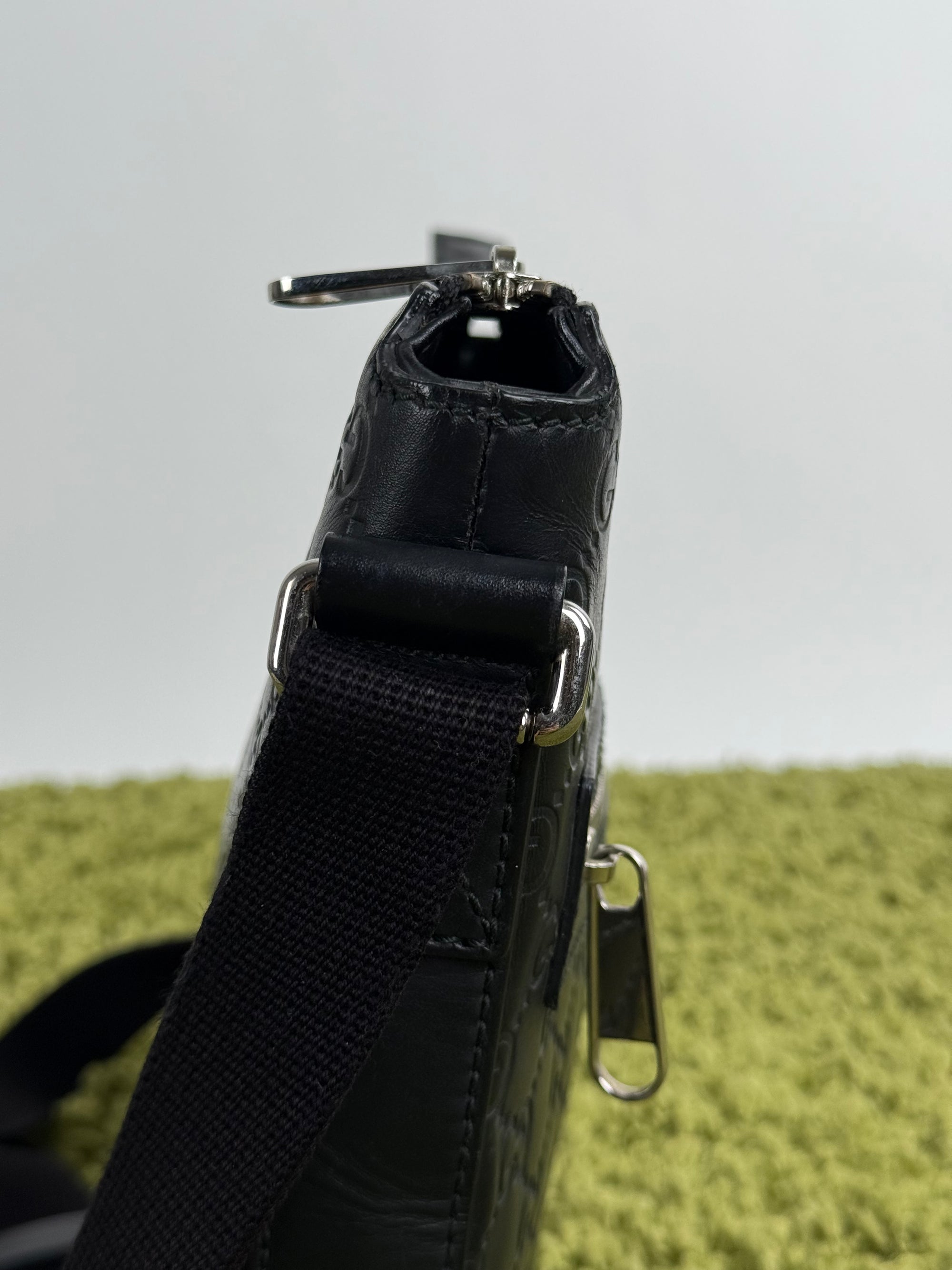 Borsello Gucci in Pelle Nera