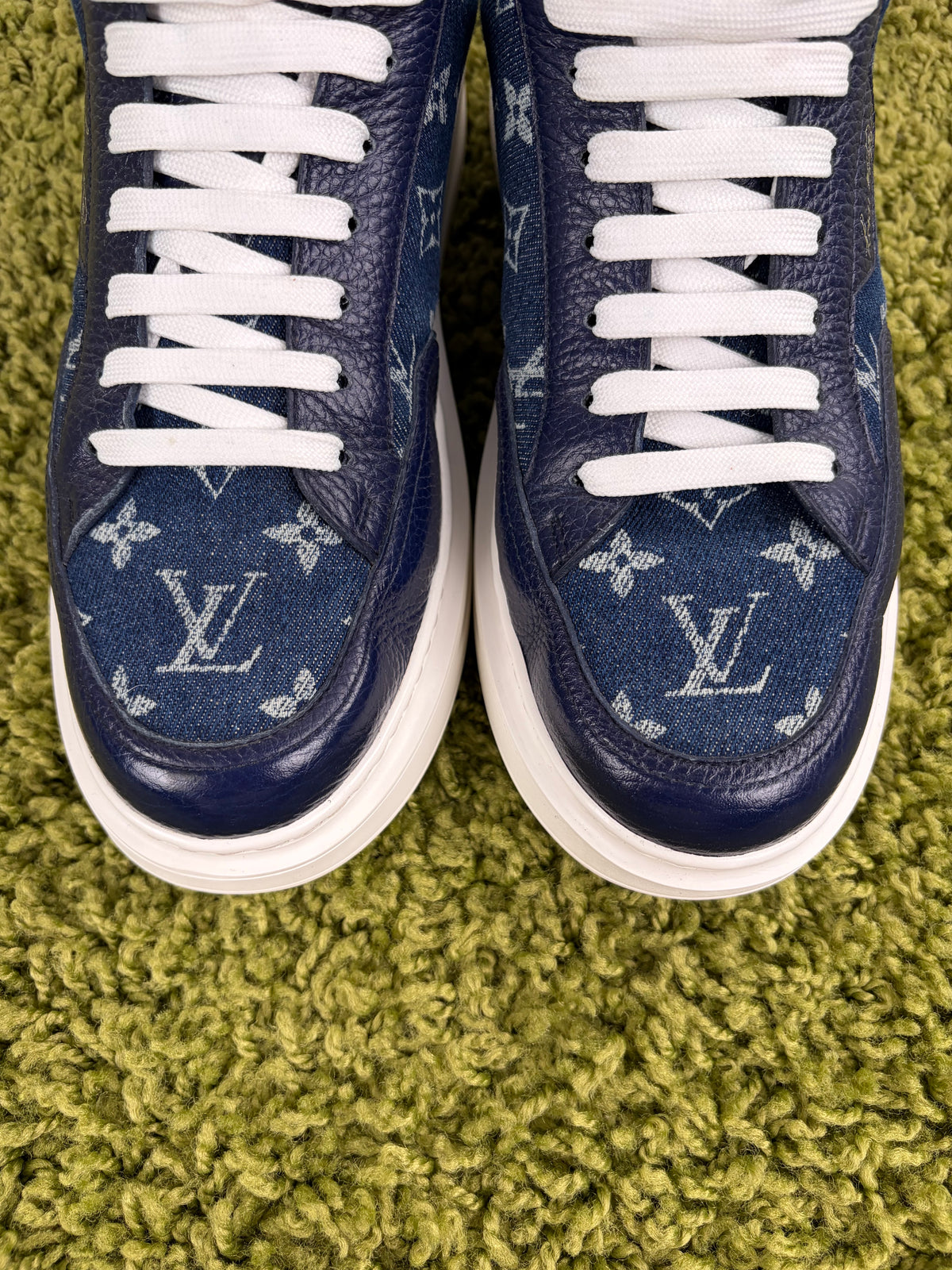 Louis Vuitton Beverly Hills In Denim Blu 8