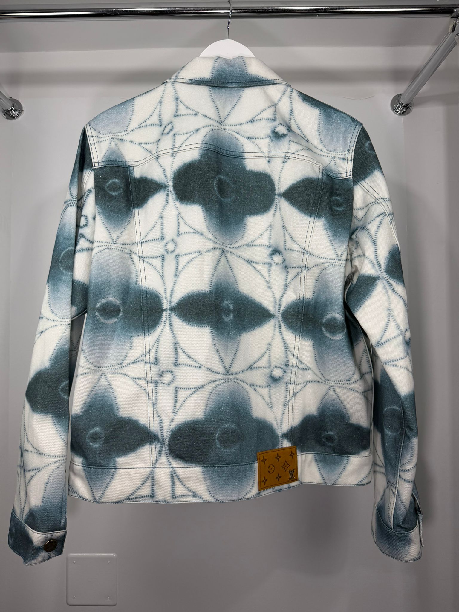 Giacca Louis Vuitton Size 50 bianca e azzurro