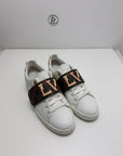 Louis Vuitton trainer size 40 bianca e marrone