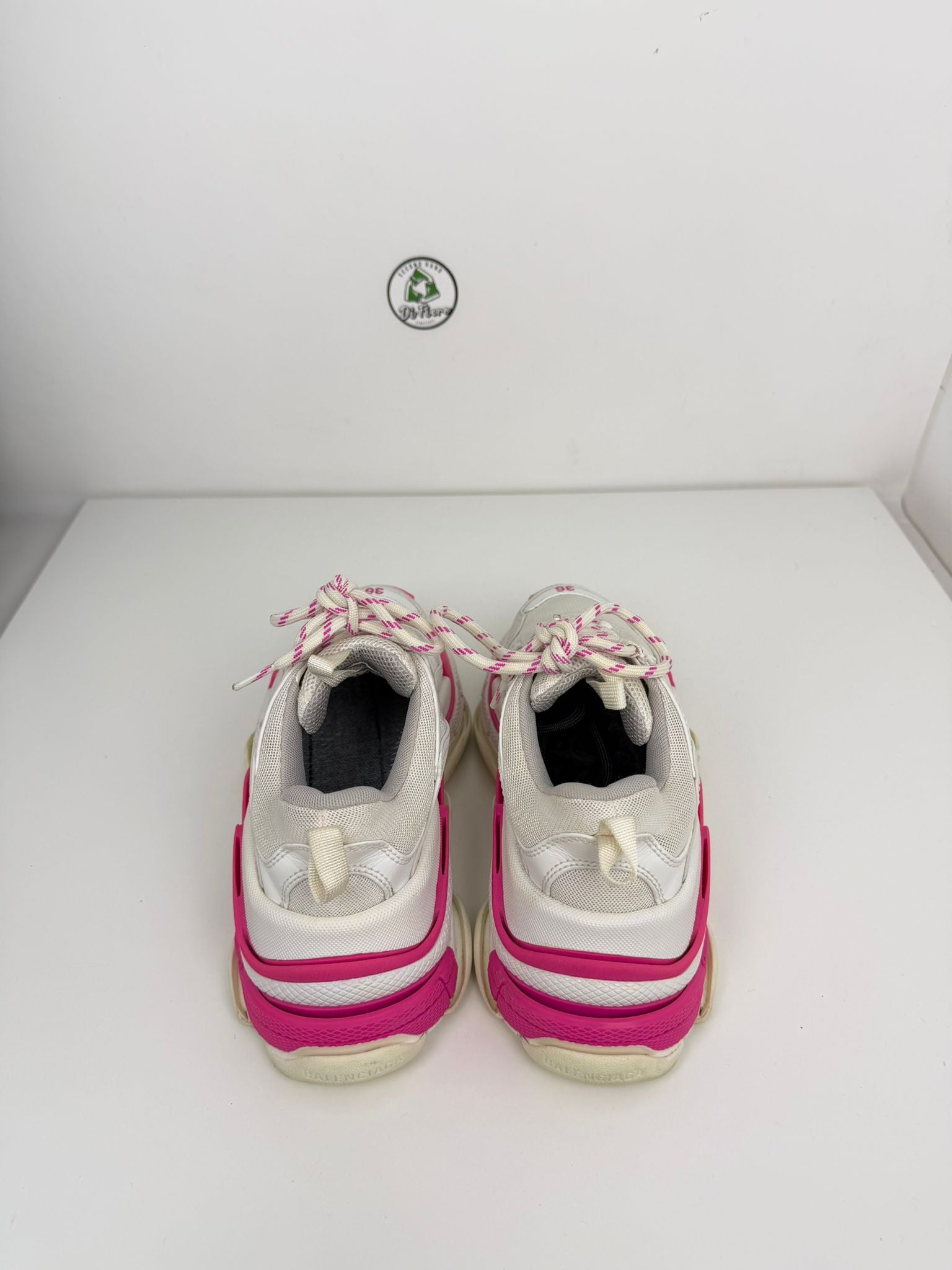 Balenciaga Triple S Size 36 bianca e rosa