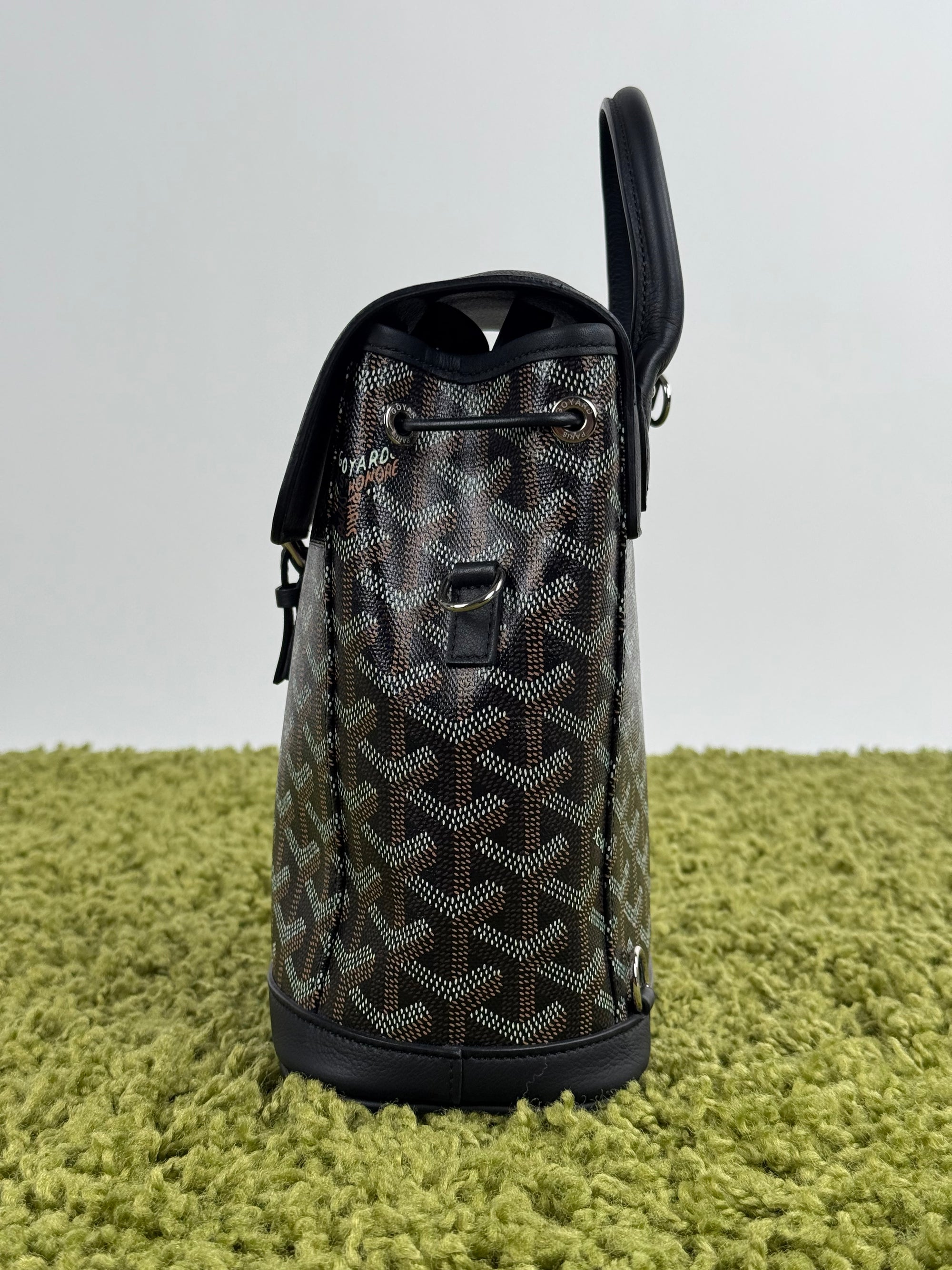 Zaino Goyard Alpin Mini in tela Goyardine Goyard Nero