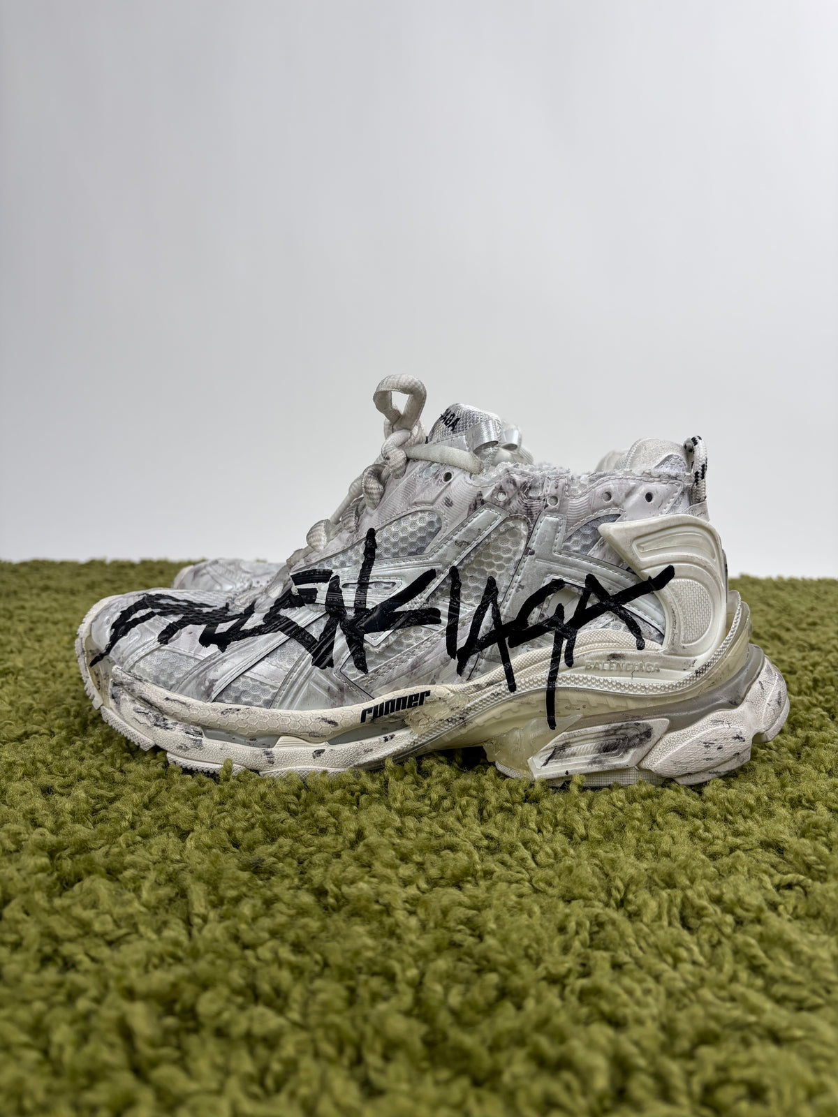 Balenciaga Runner Graffiti Grigio 41