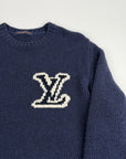 Maglione Louis Vuitton Size XXL blu e bianco