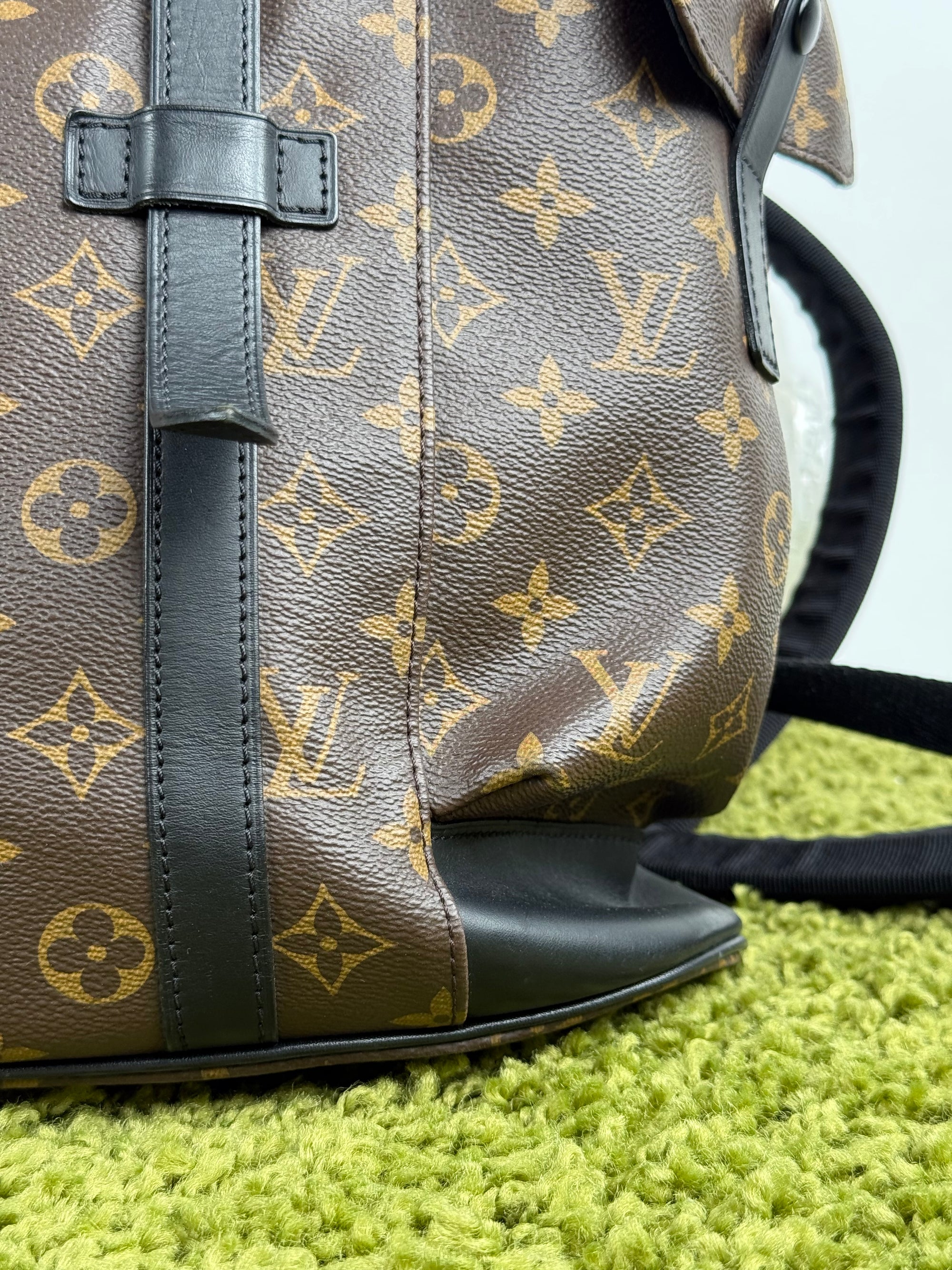 Zaino Christopher Monogram Louis Vuitton Marrone