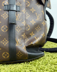 Zaino Christopher Monogram Louis Vuitton Marrone