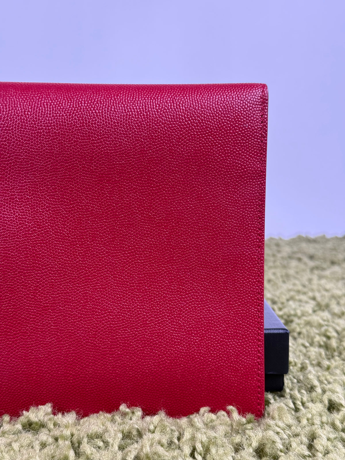 Pochette Yves Saint Laurent Grain de Poudre Uptown Rosso