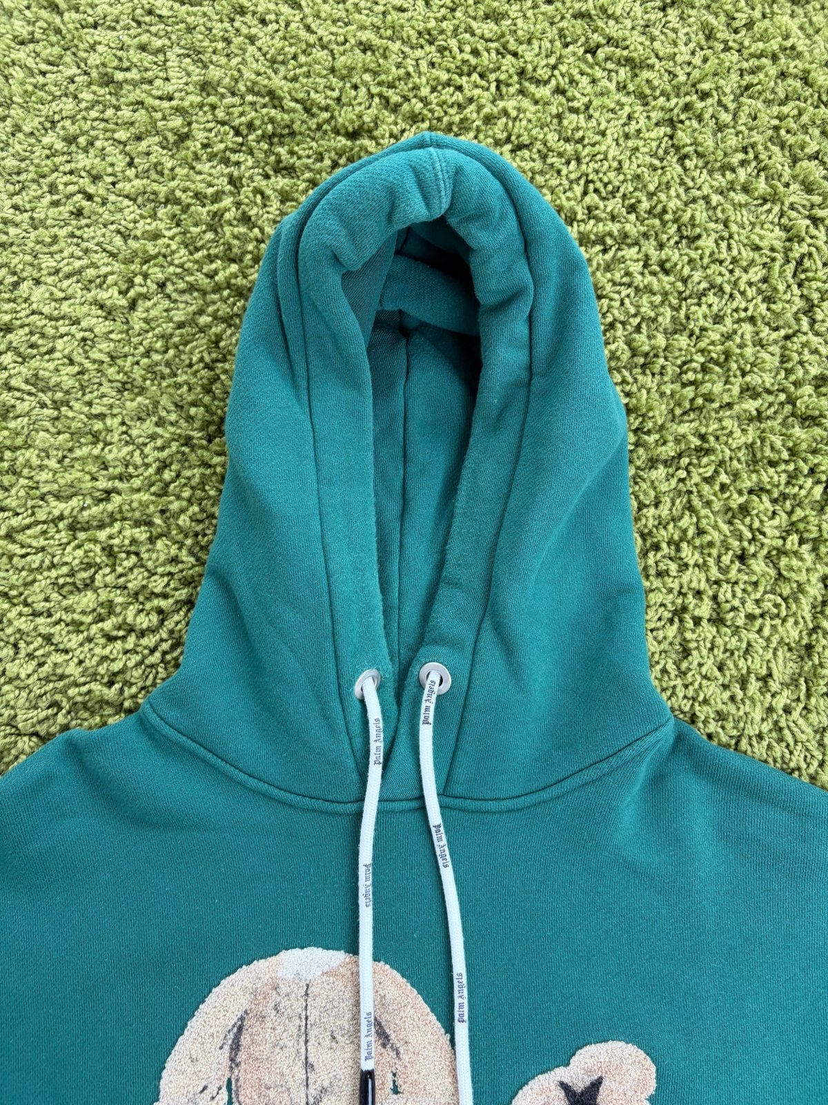 Felpa Palm Angels Teddy Bear Verde XL - Second Hand Di Fiore