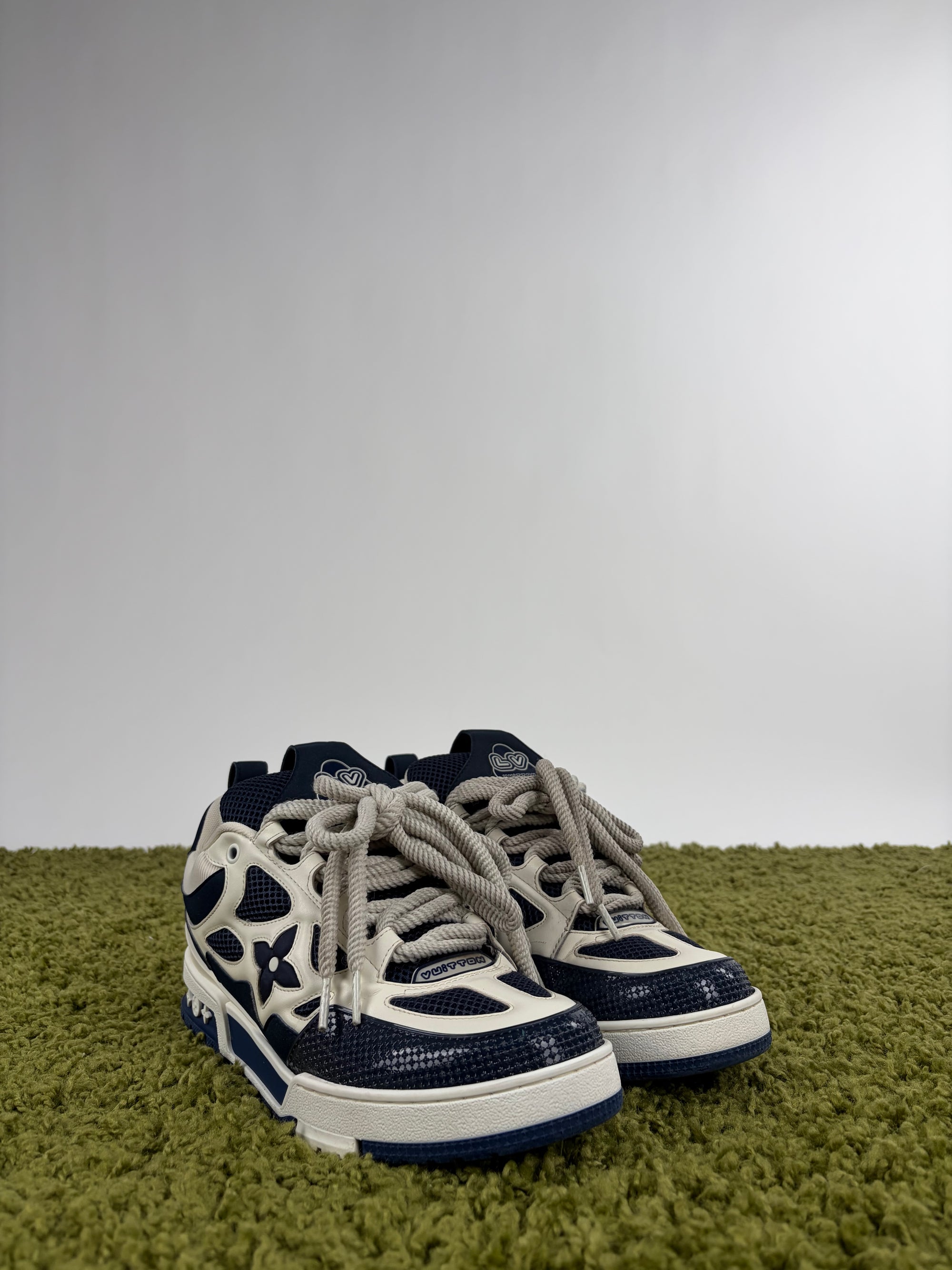 Louis vuitton skate Size 7=41 calza 42 blu e bianca