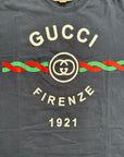 T-Shirt Firenze Gucci Blu M