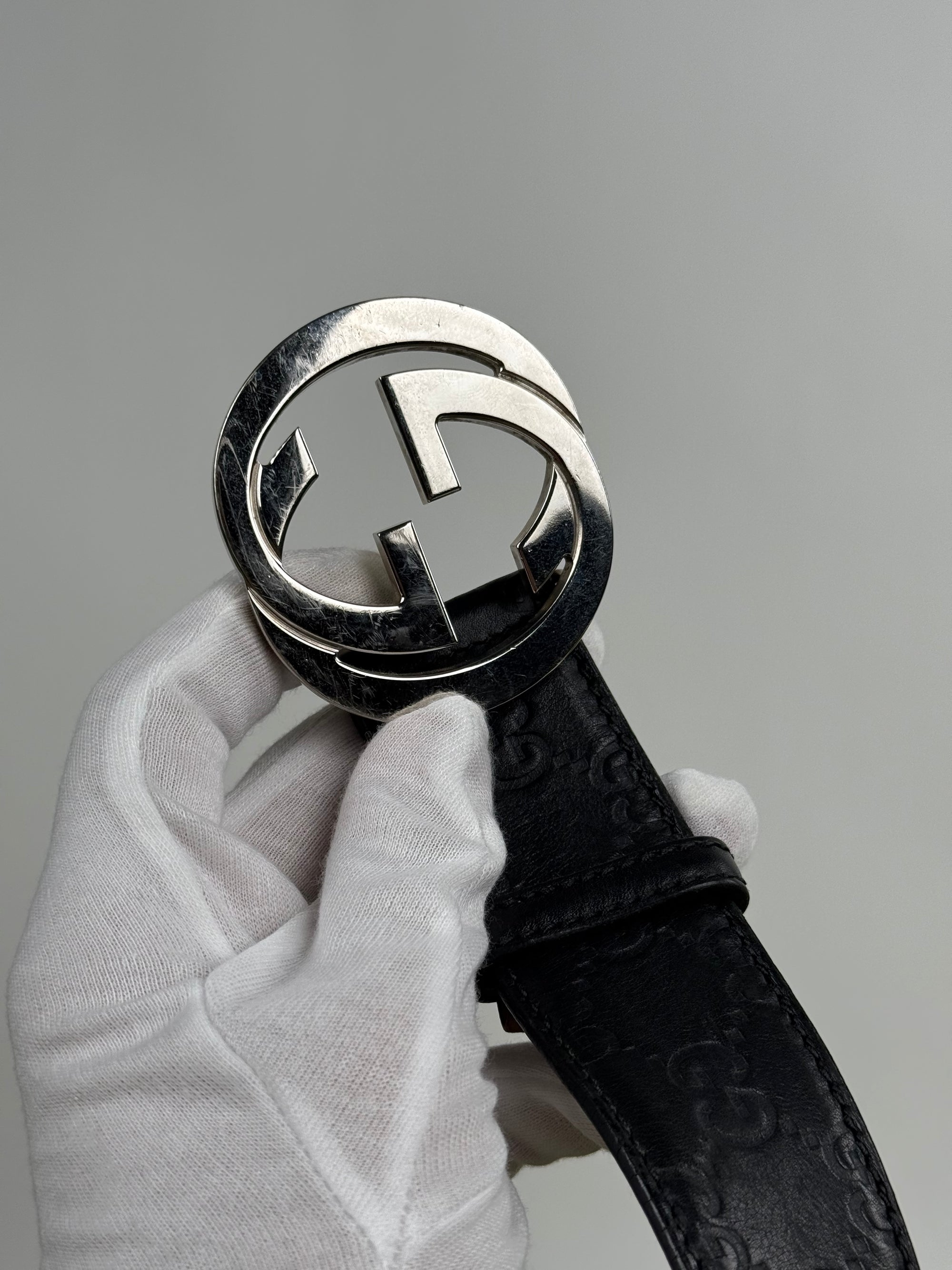 Cintura Gucci Nera 100/40