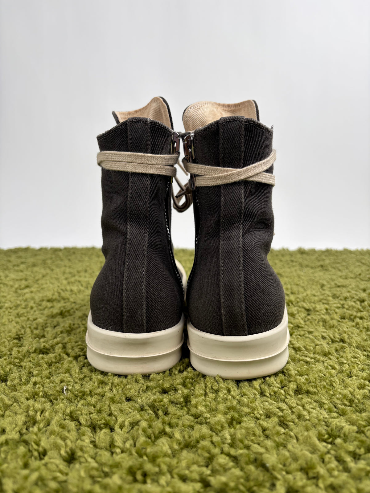 Rick Owens Ramones High DRKSHDW Grigio Scuro 39