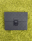 Pochette Louis Vuitton S-Lock in in pelle nera Monogram