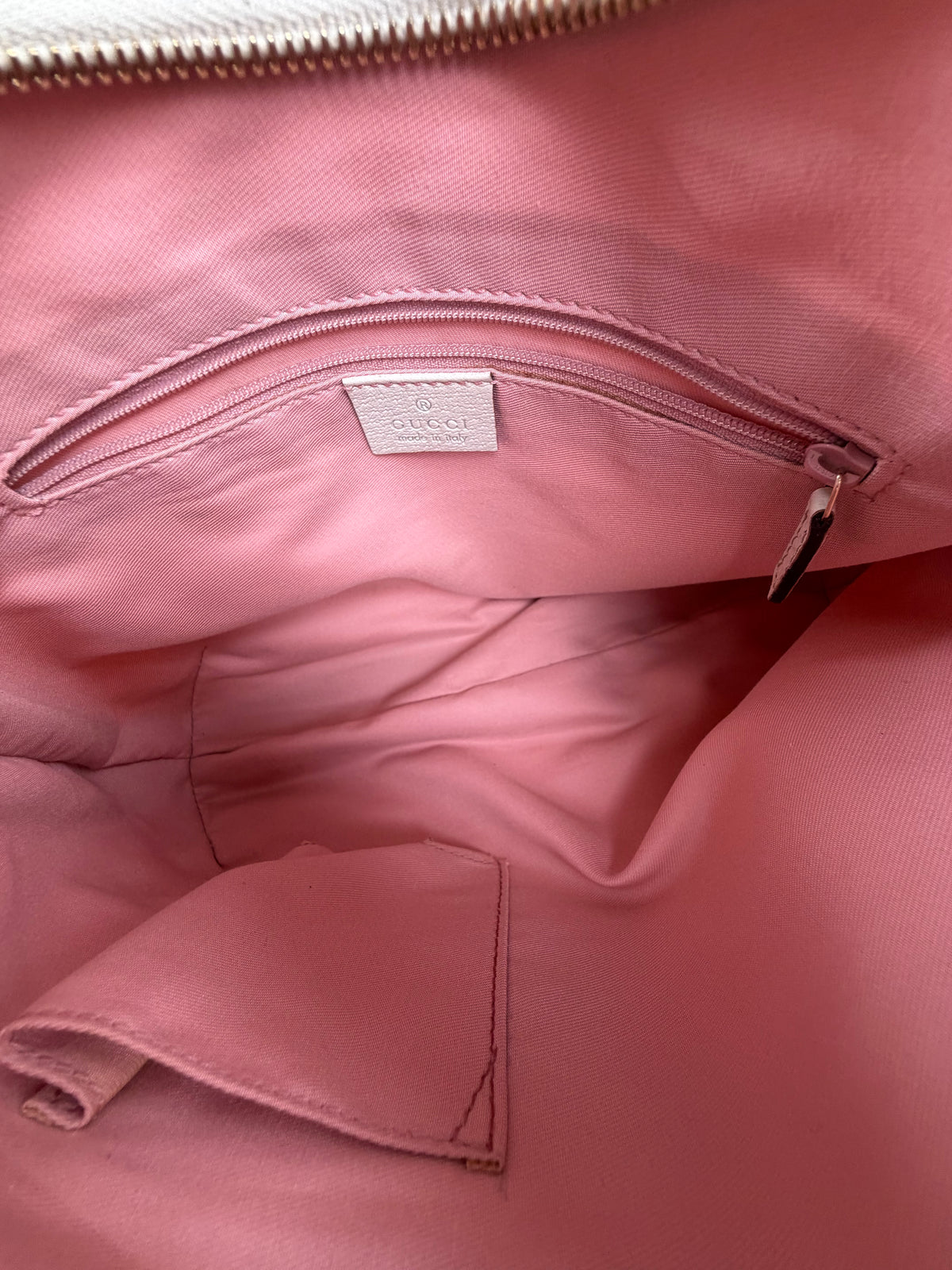 Borsa Gucci Abbey D-Ring Hobo Rosa