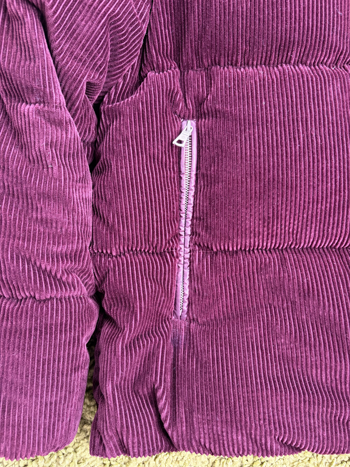 Giubbotto Moncler X Palm Angels Bordeaux 0 - Second Hand Di Fiore