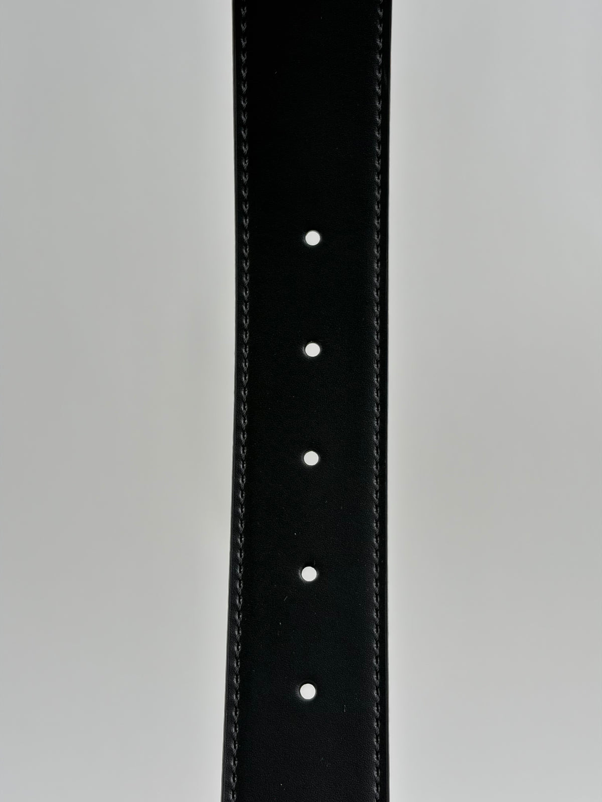 Cintura Ferragamo Double Gancini Reversibile Nero 113cm