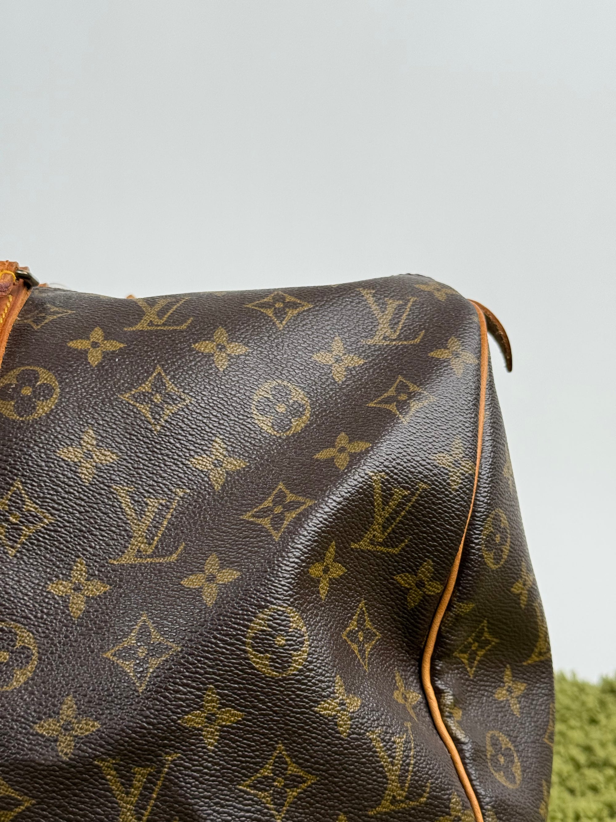 Borsone Keepall Louis Vuitton Marrone Vintage 1998 45