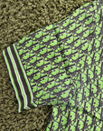 Camicia Christian Dior Oblique Pixel Verde 40
