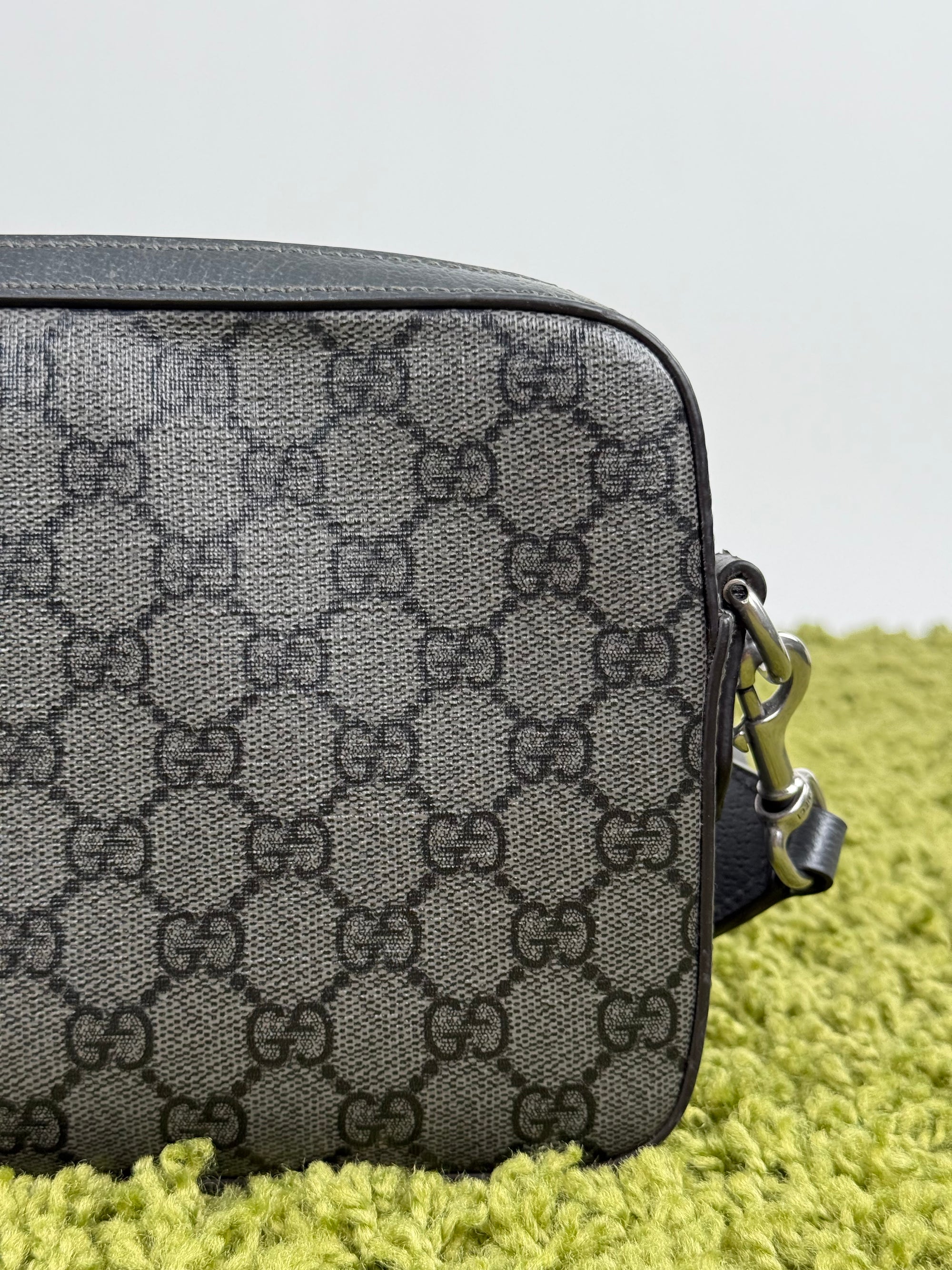 Borsa a tracolla Ophidia Gucci Monogram Verde