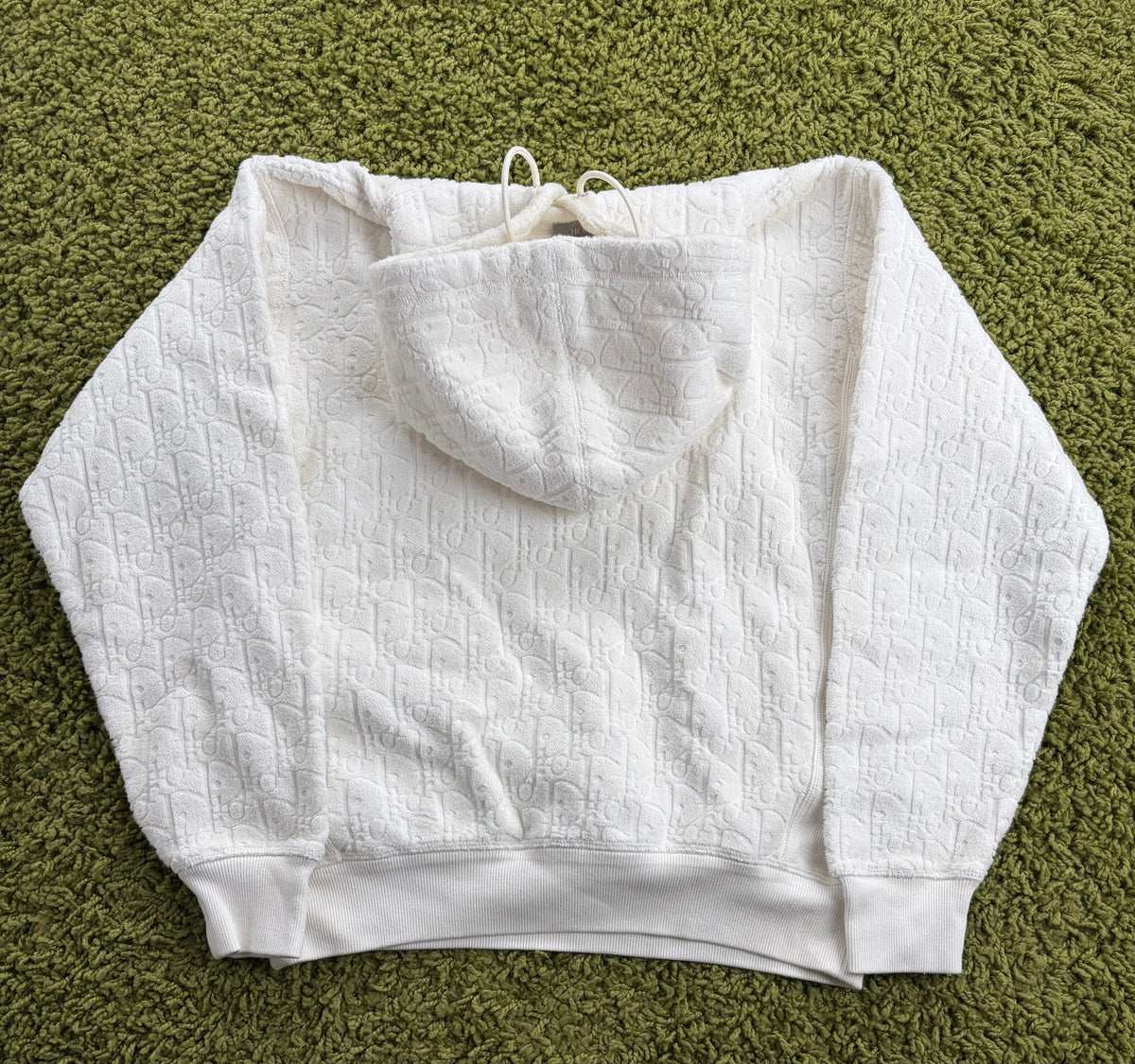 Felpa Christian Dior Oblique jacquard Bianca S