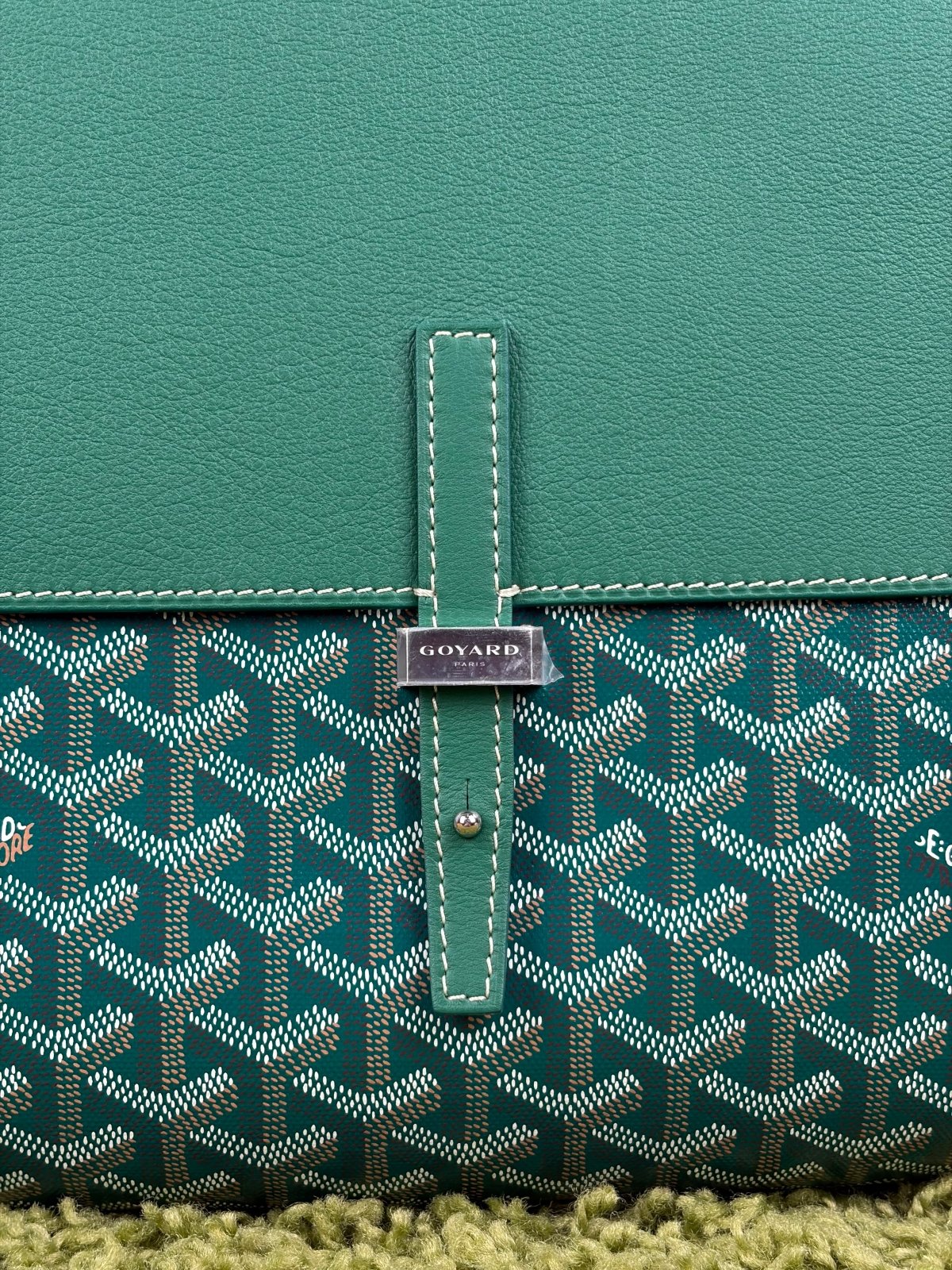 Borsa a tracolla Coursier Goyard Verde - Second Hand Di Fiore