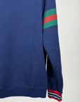 Felpa Gucci Size XXL blu verde e rossa