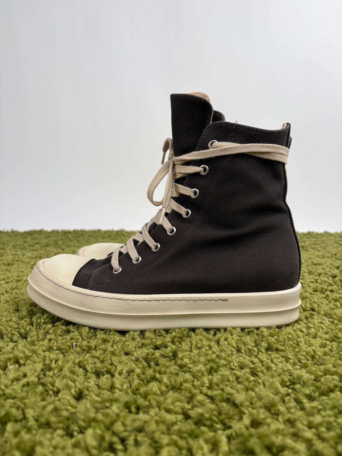 Rick Owens Ramones High DRKSHDW Grigio Scuro 39