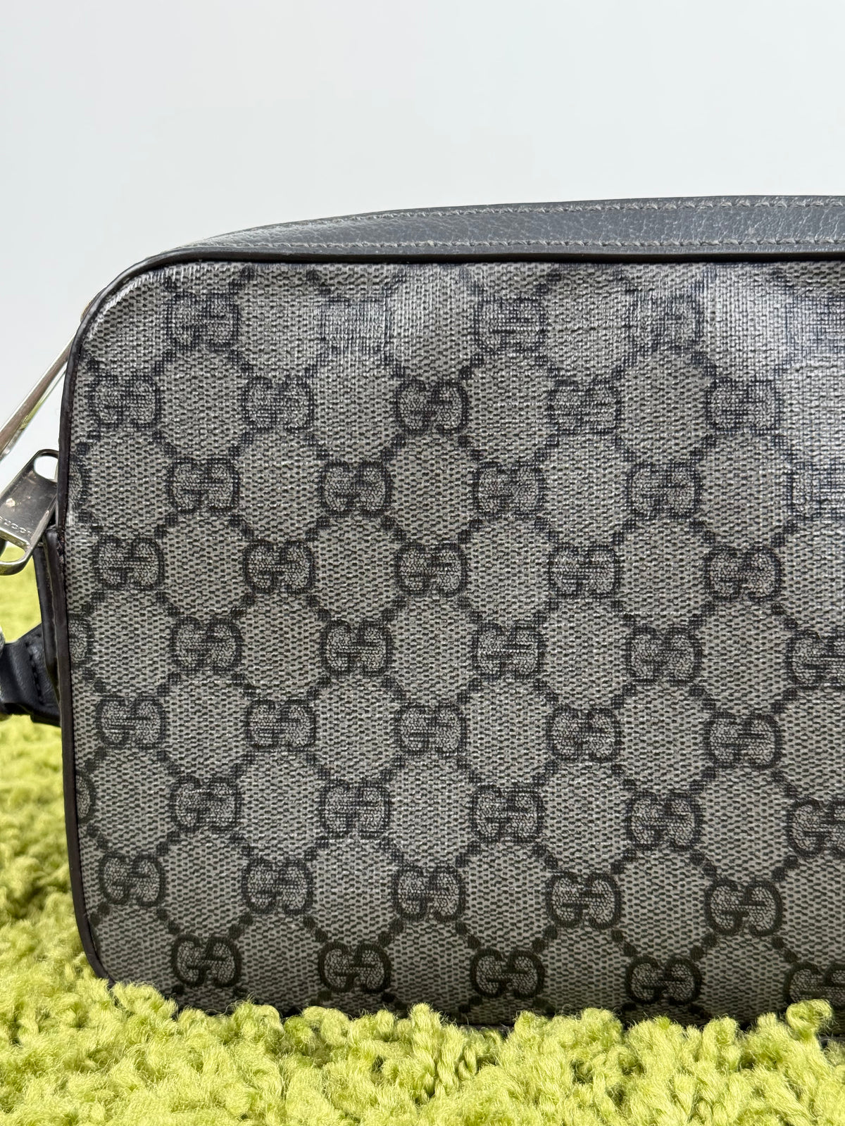 Borsa a tracolla Ophidia Gucci Monogram Verde