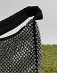 Borsa Prada Re Edition Nera con Cristalli