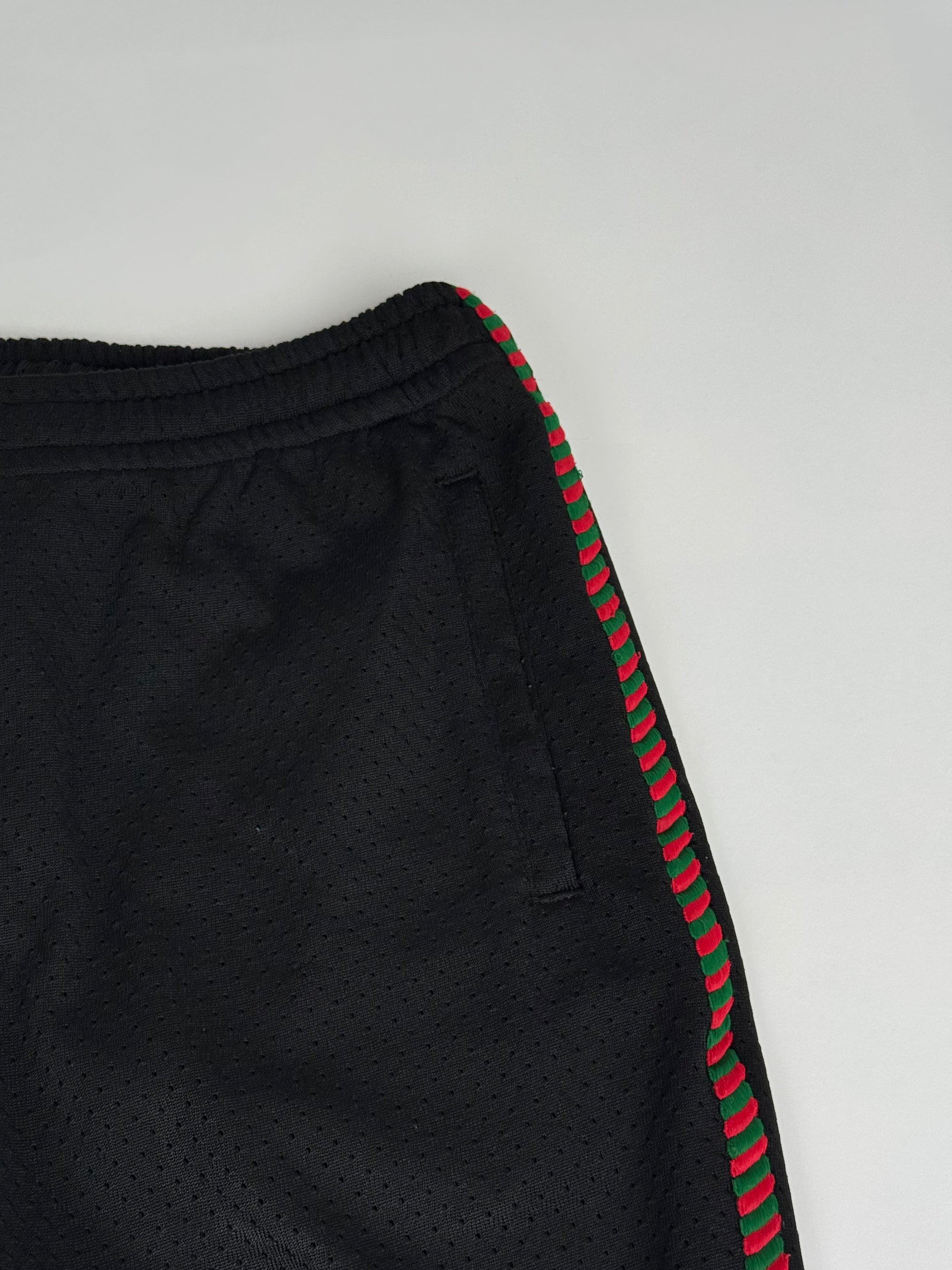 Pantalone Gucci Size XS veste M nero rosso e verde