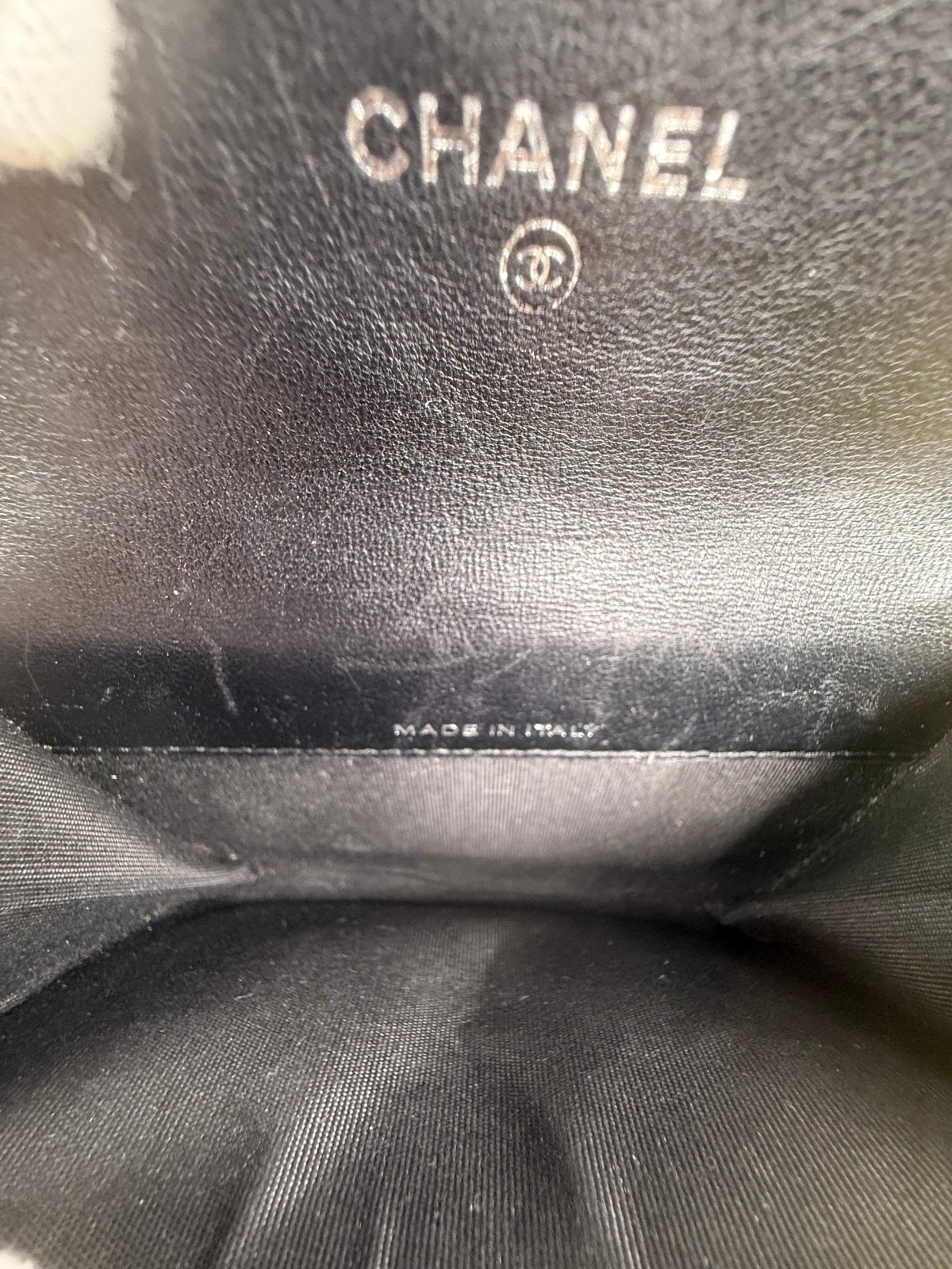 Portacarte à Rabat Boy Chanel Nero - Second Hand Di Fiore