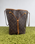 Borsa Neverfull MM monogram Louis Vuitton Marrone