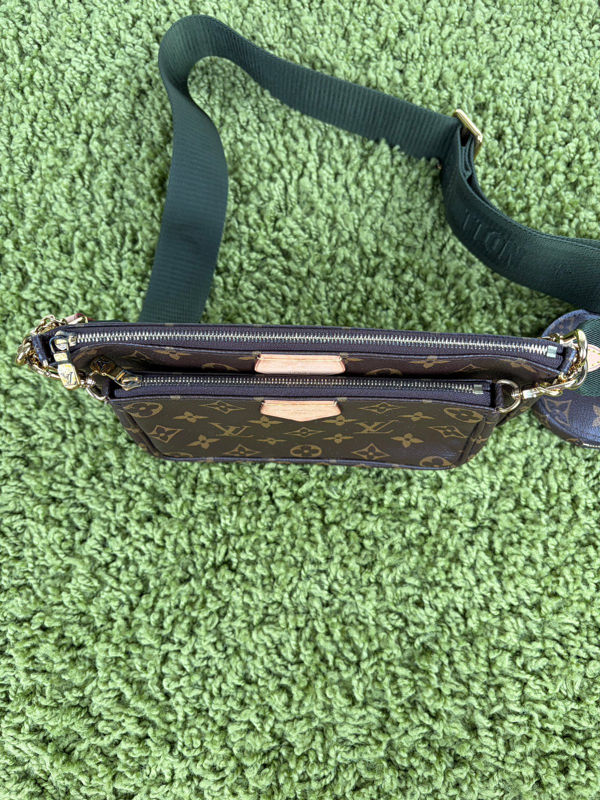 Borsa Louis Vuitton Multi Pochette Marrone