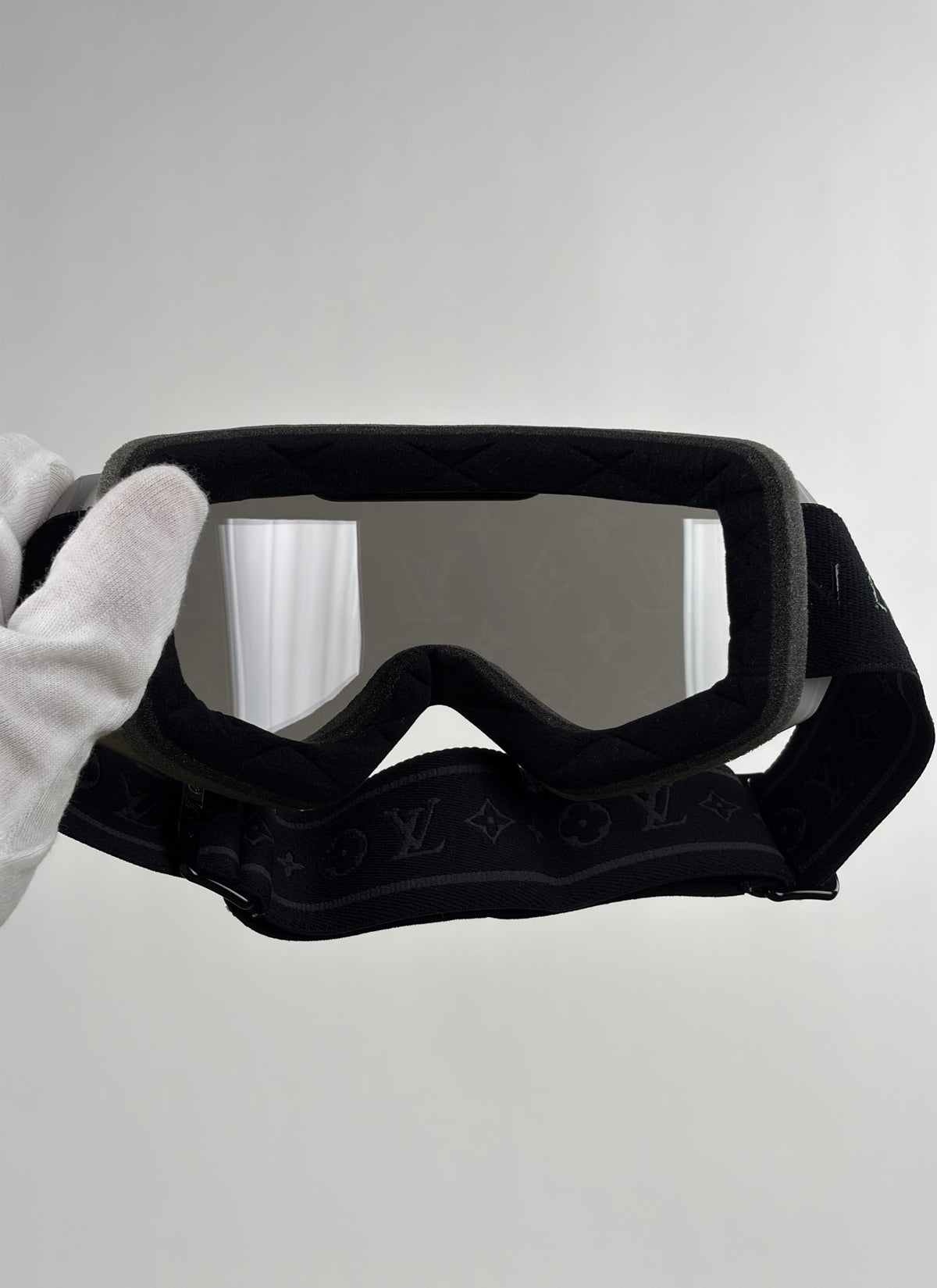 Maschera da Sci Louis Vuitton Nero Regolabile
