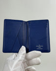 Portacarte Louis Vuitton Blu