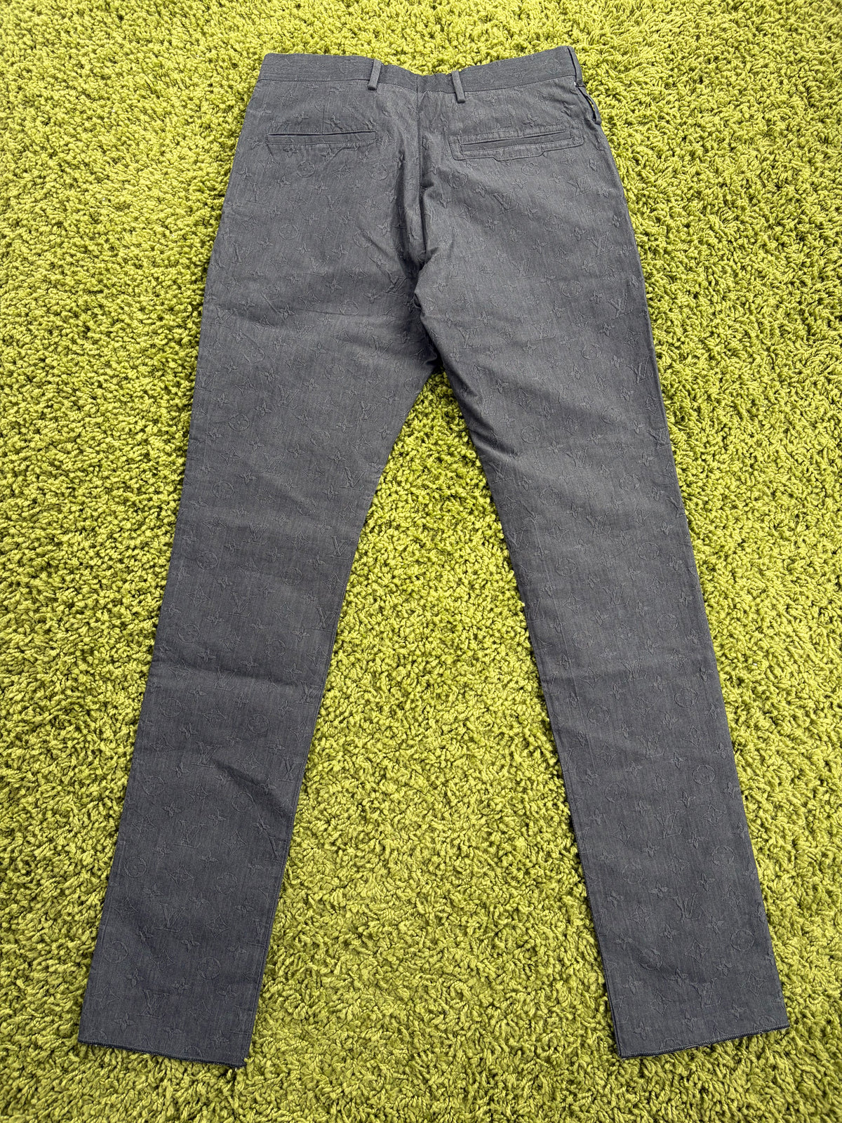 Pantalone Louis Vuitton Grigio Monogram 40