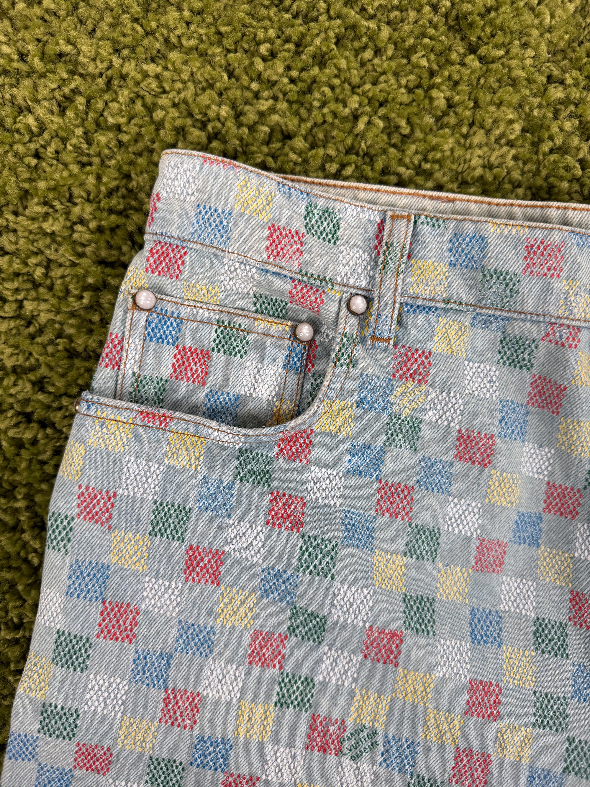 Completo Louis Vuitton in denim Giacca L Jeans S/M