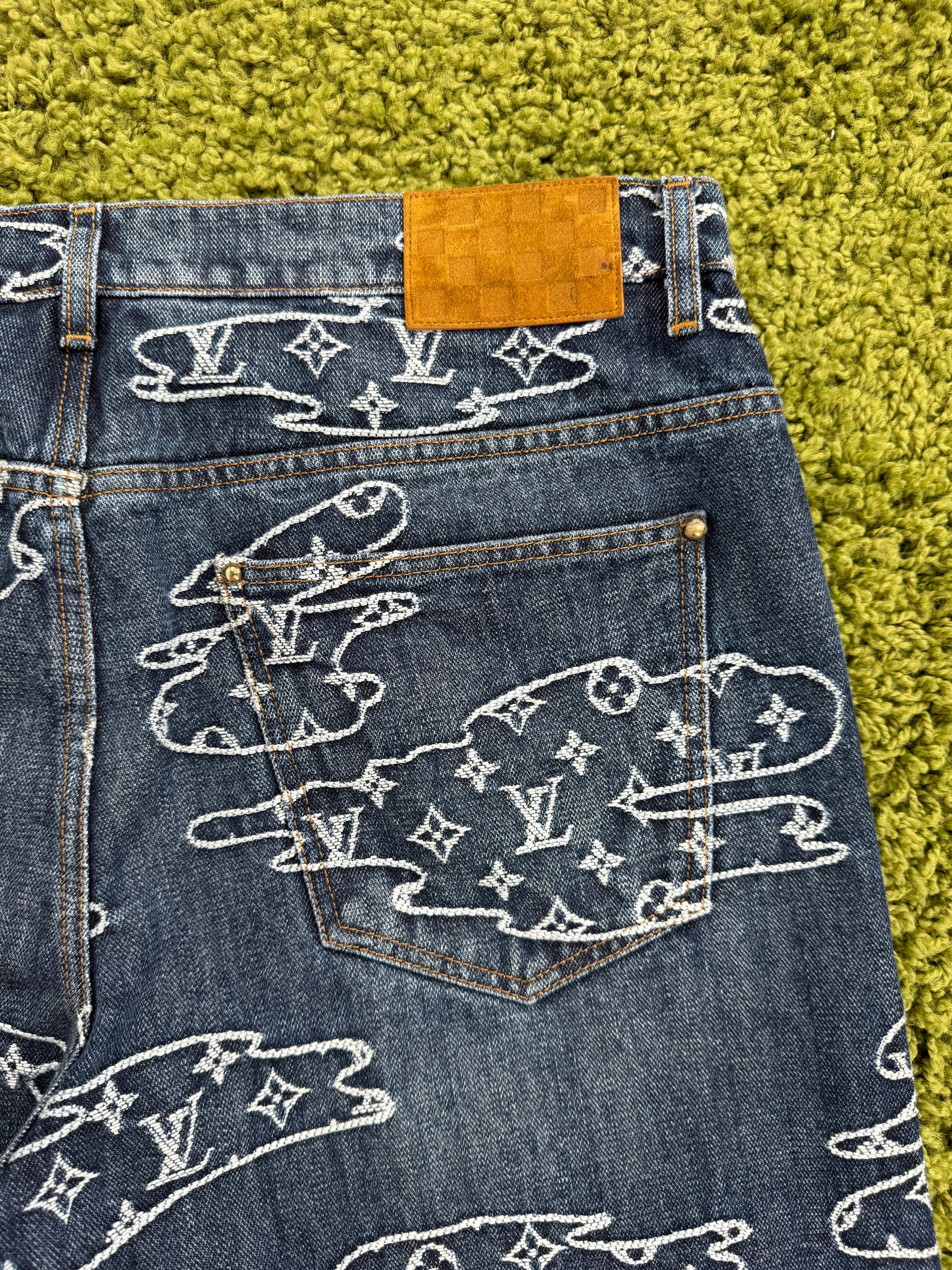 Monogram Cloud Skate Jeans Louis Vuitton 36