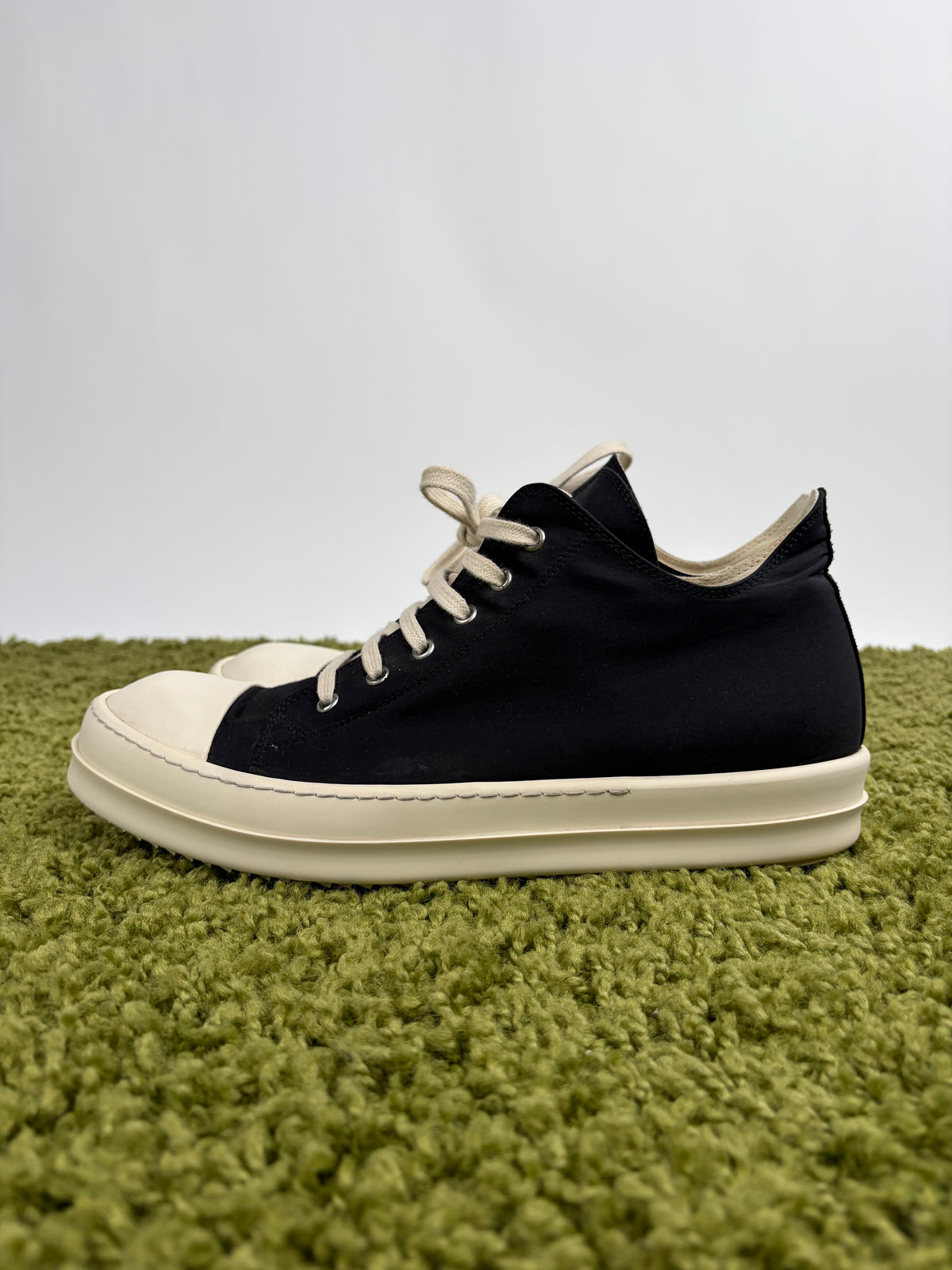 Rick Owens Ramones Low DRKSHDW nero 45