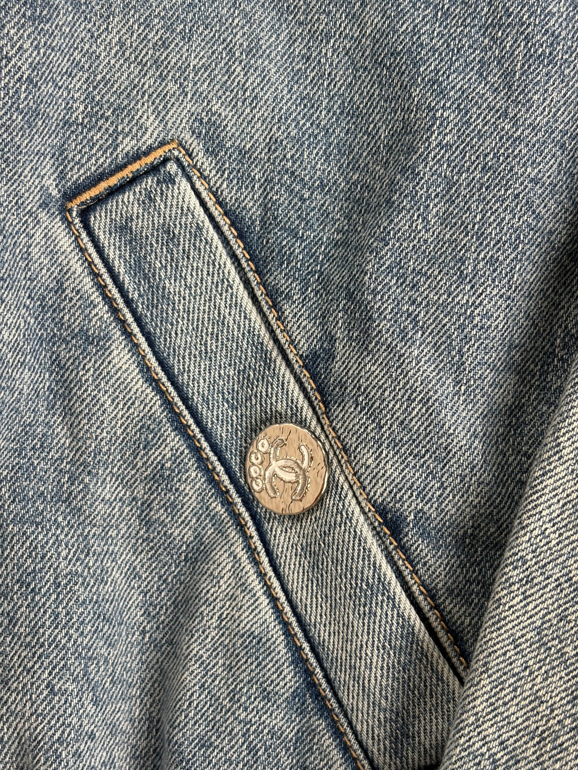 Completo Chanel Size 36/38 in denim