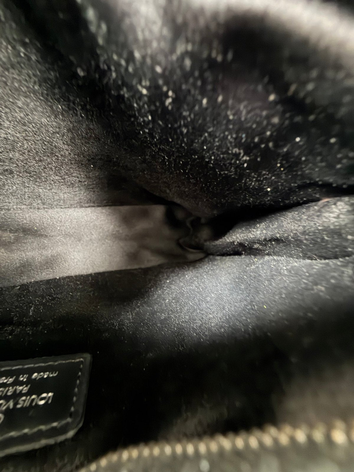 Borsa Louis Vuitton Satin Mini Boulogne Nera - Second Hand Di Fiore