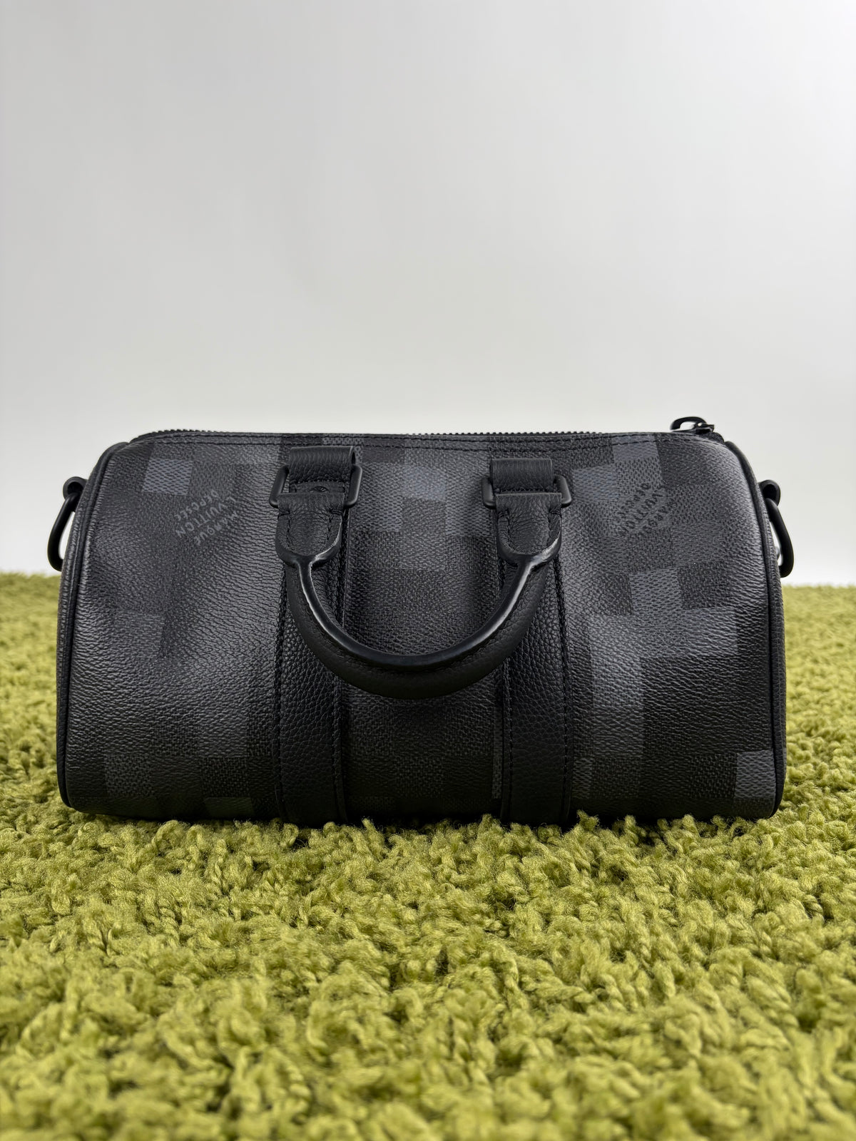 Borsa Louis Vuitton Keepall Bandoulière 25 Nera