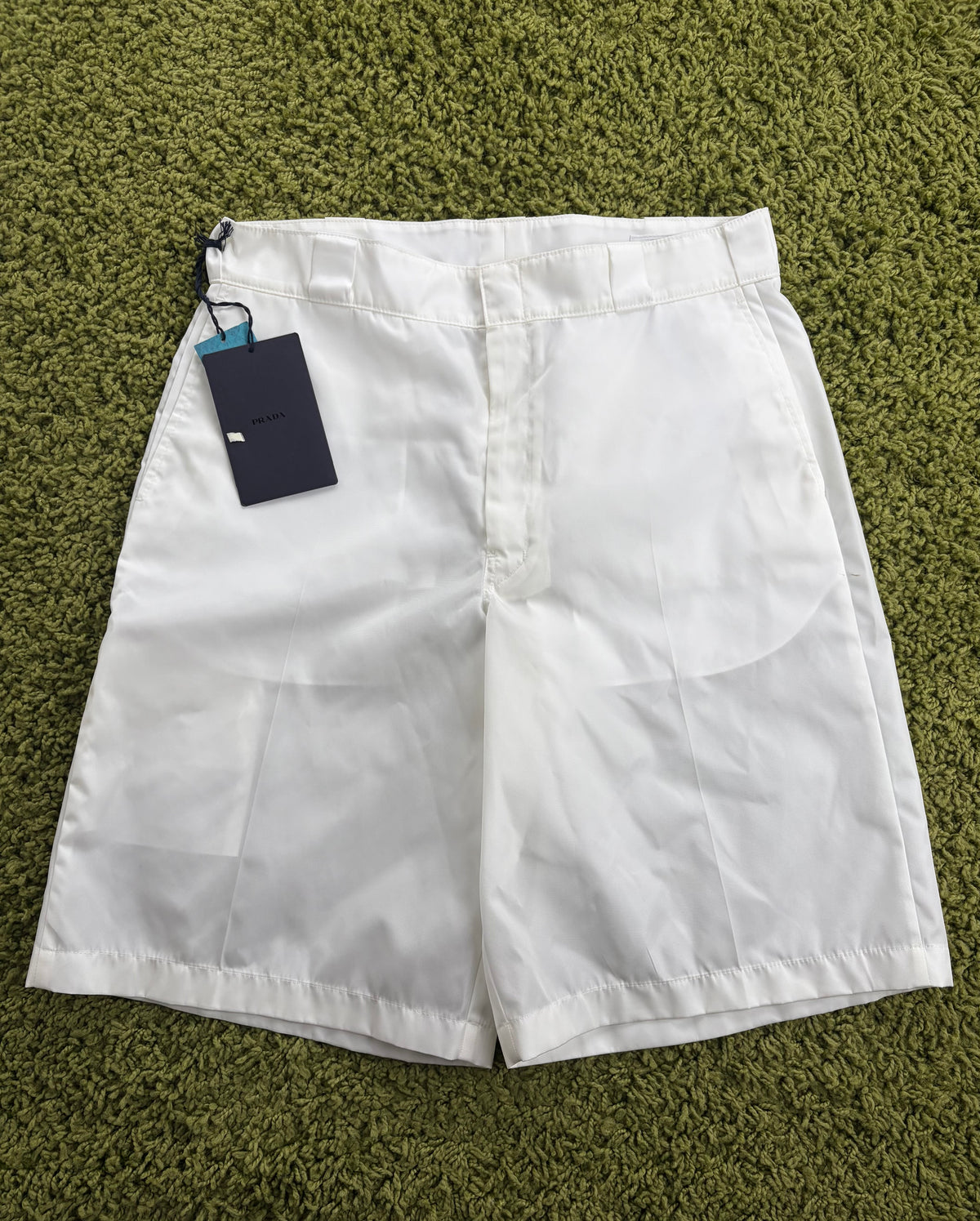 Pantaloncino Prada Bianco in Nylon 48