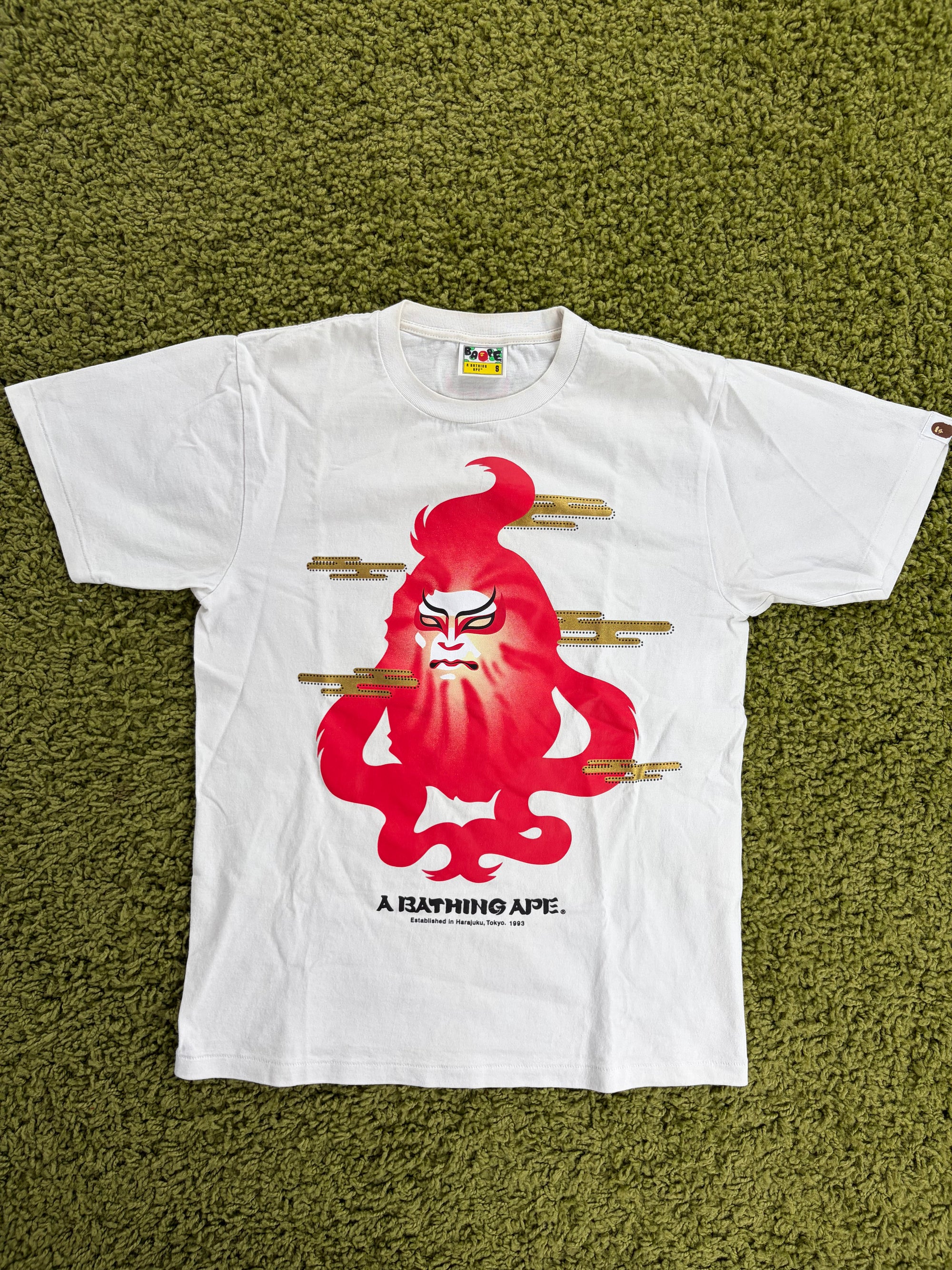 T shirt Bale Size S bianca e rossa