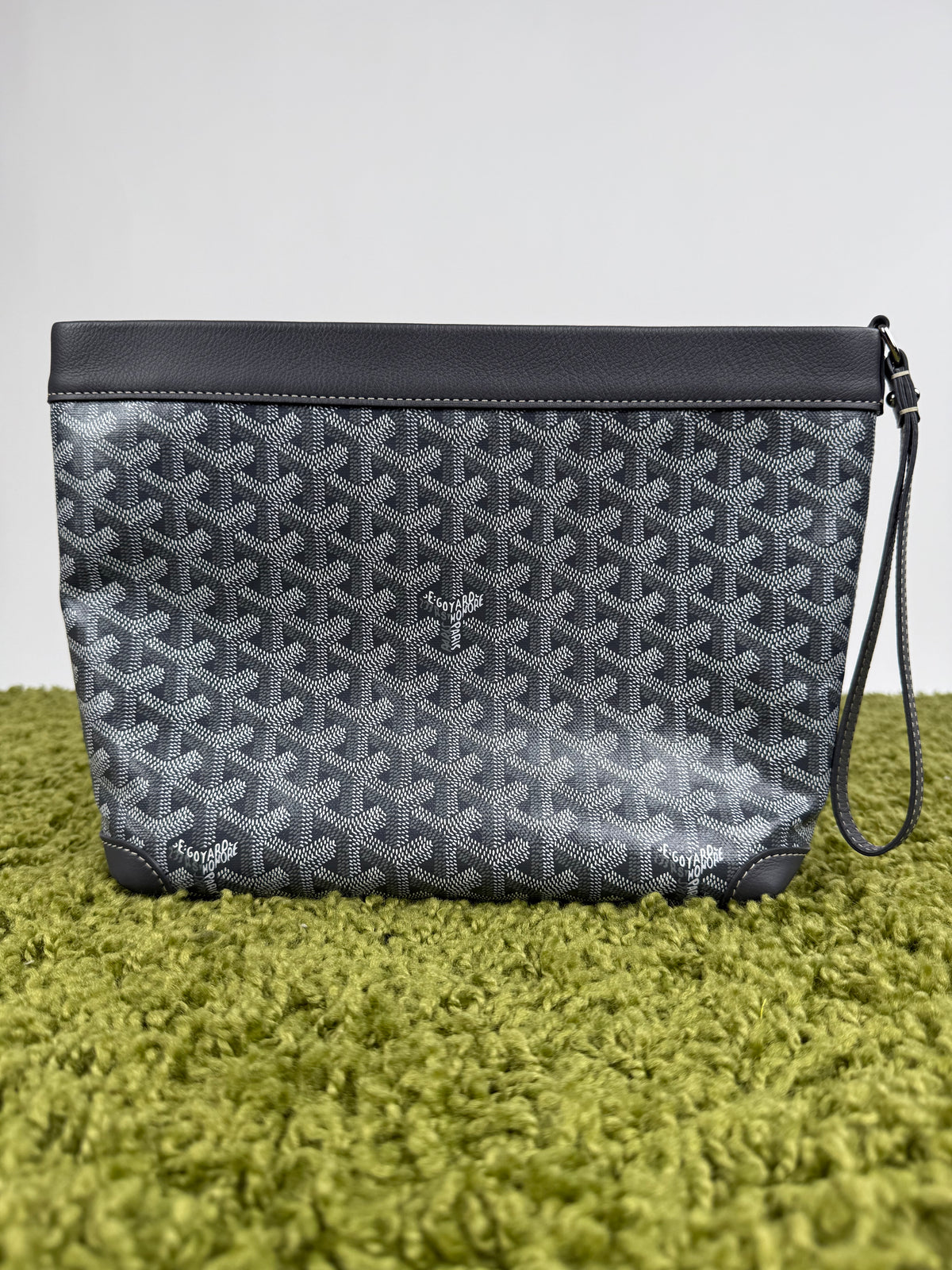 Goyard Pochette Conti in tela Goyardine  Grigia