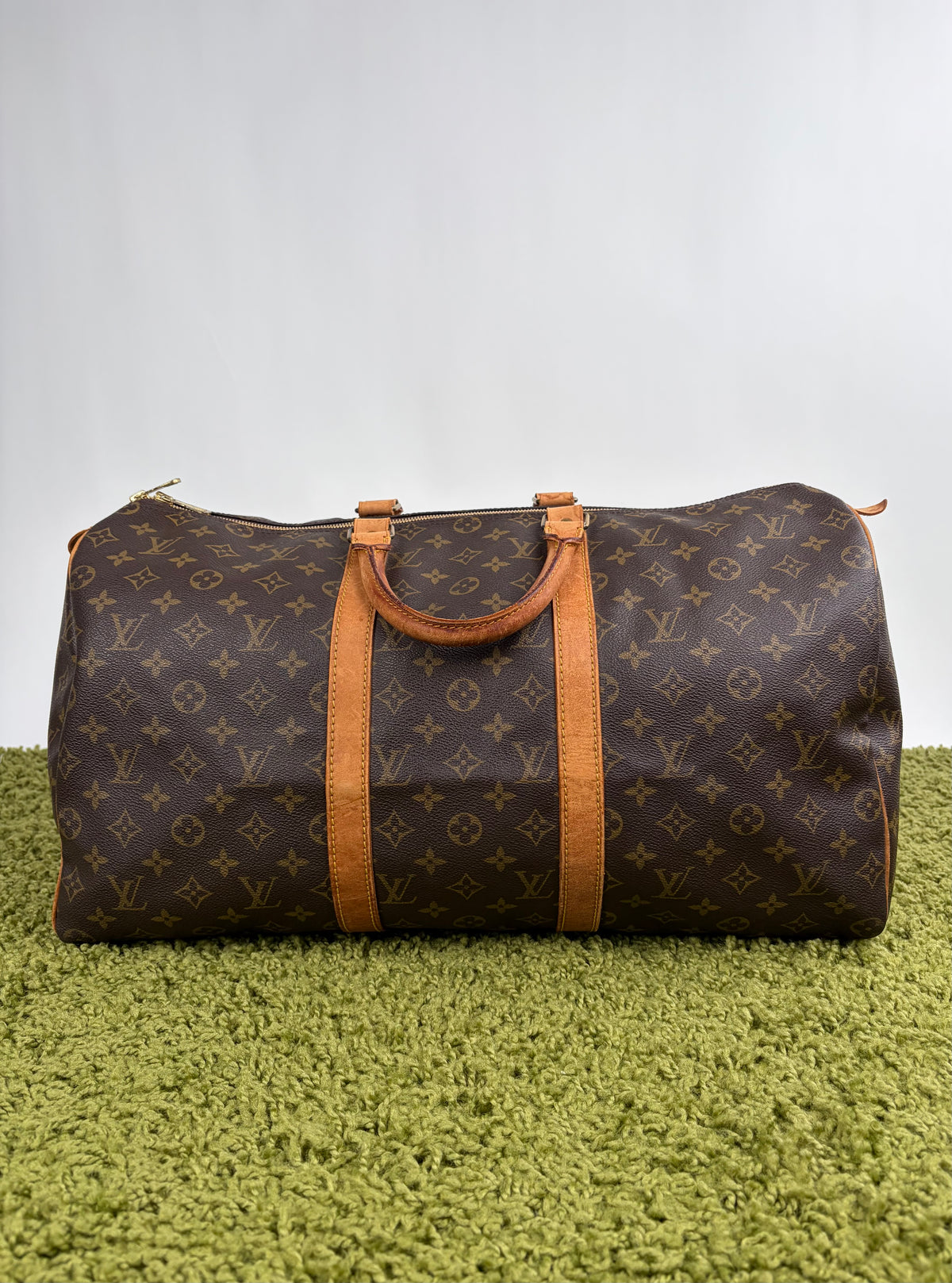 Borsone da viaggio Keepal Louis Vuitton Marrone